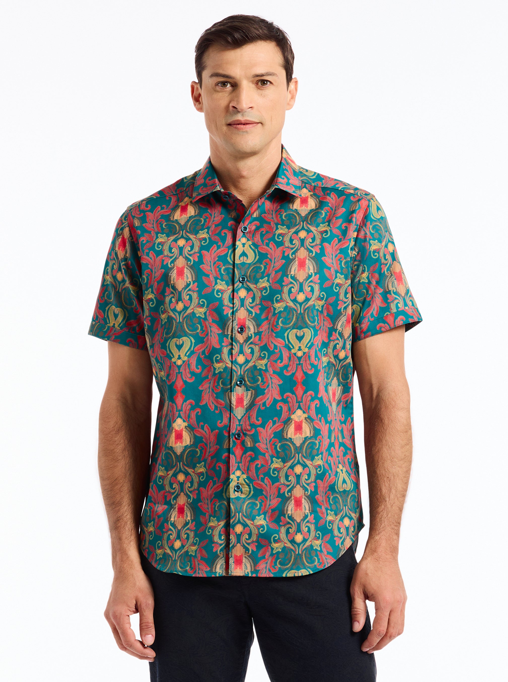 VALOR SHORT SLEEVE BUTTON DOWN SHIRT