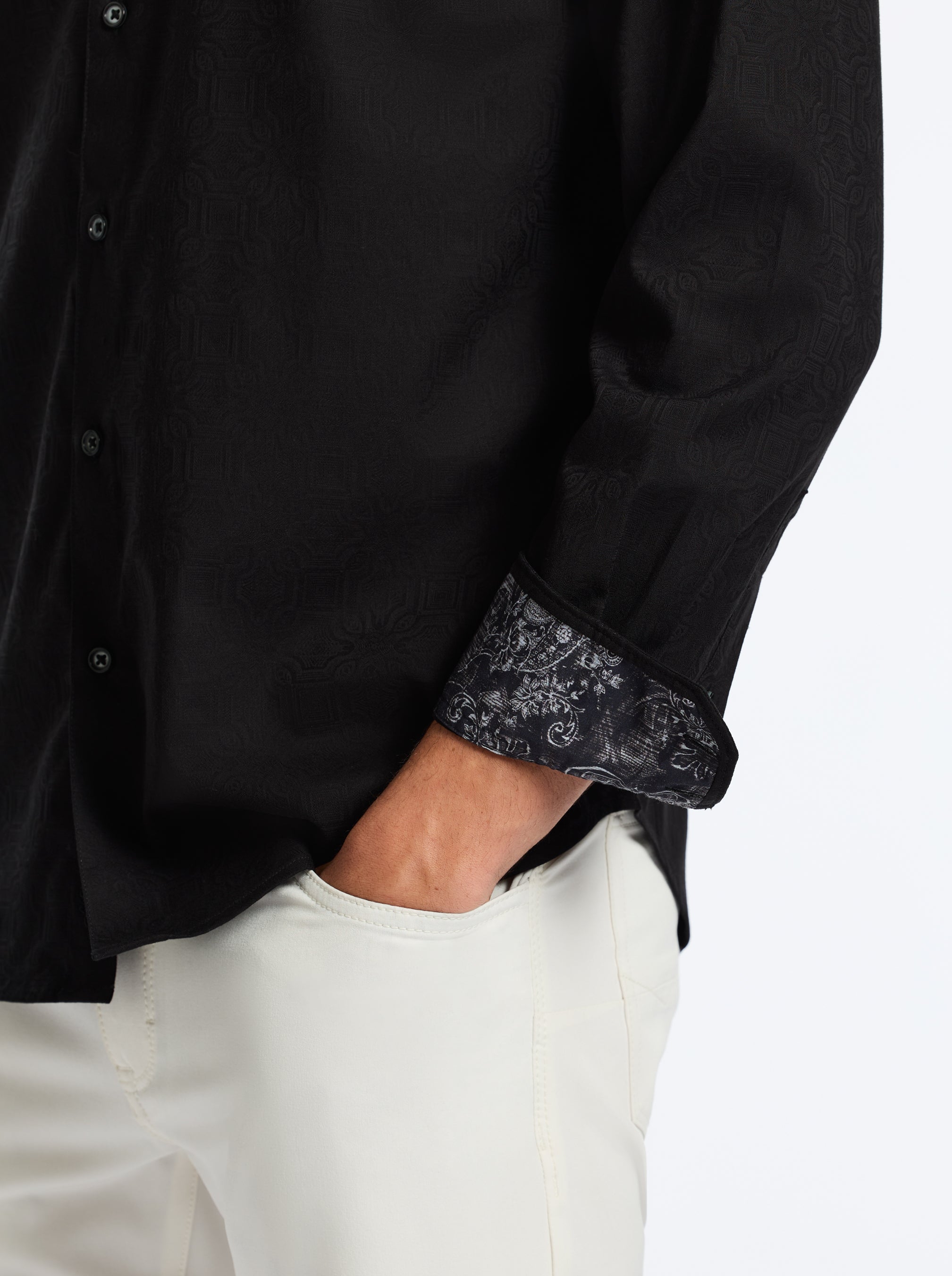 ODYSSEY LONG SLEEVE BUTTON DOWN SHIRT