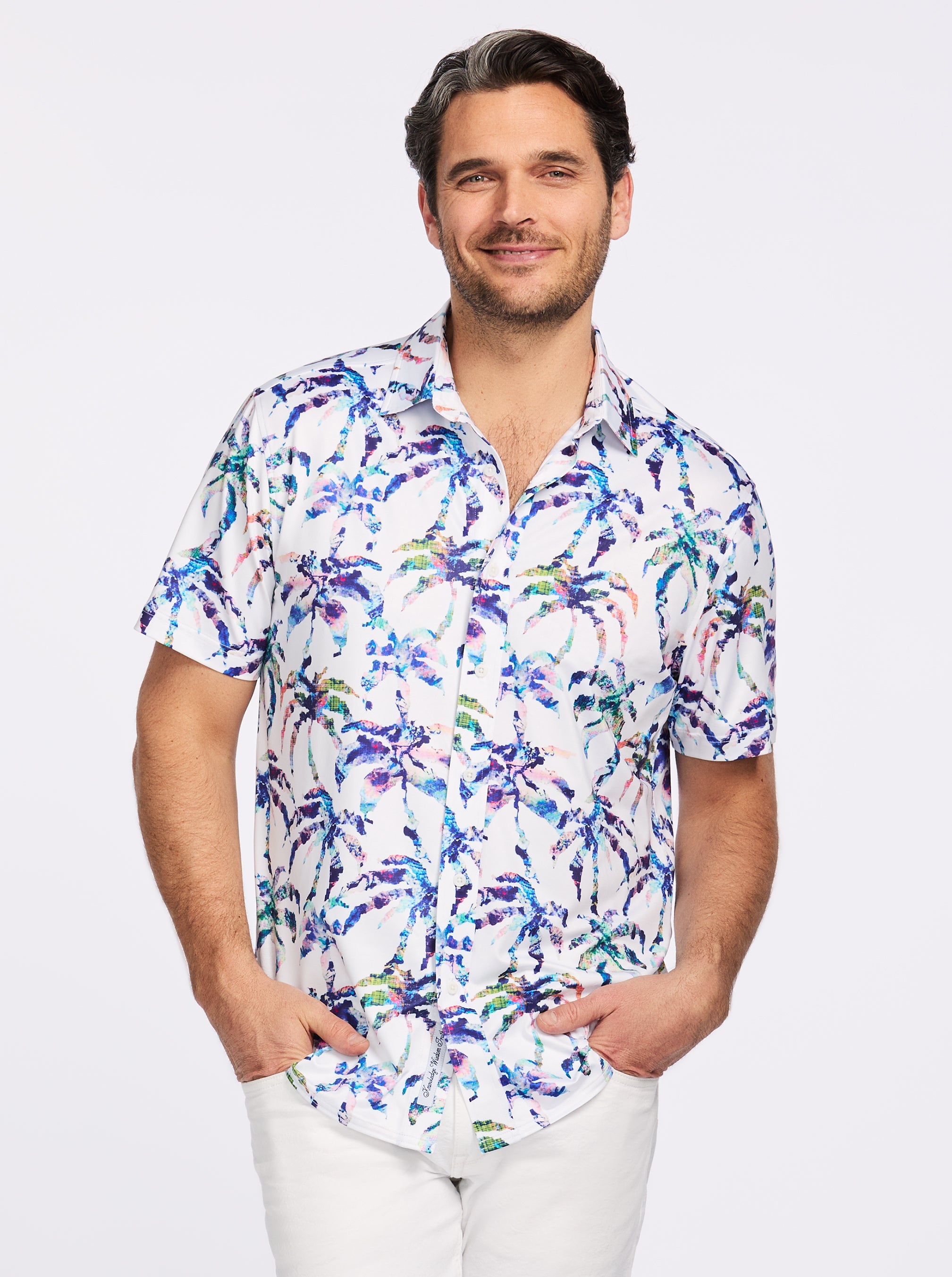 TREVETT SHORT SLEEVE BUTTON DOWN SHIRT