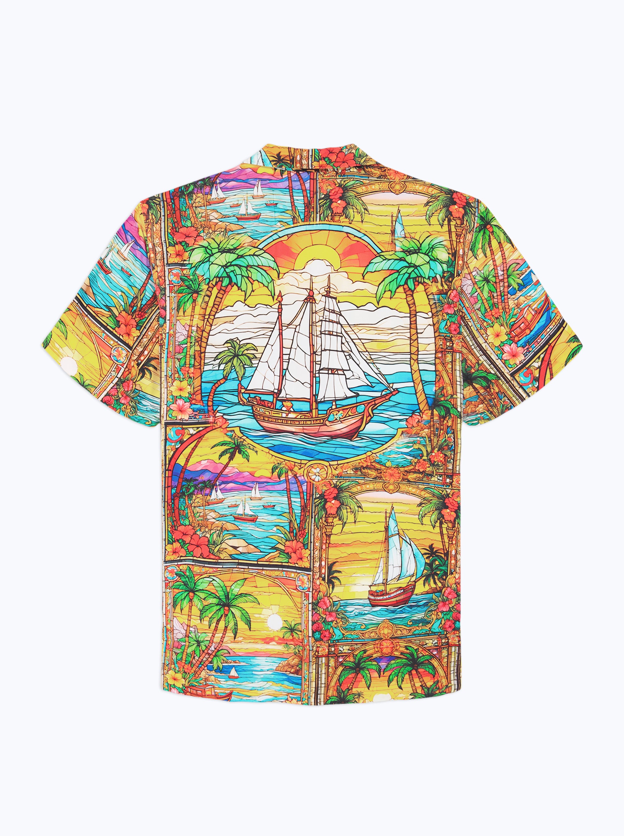 LIMITED EDITION THE SAILOR SKY SHORT SLEEVE BUTTON DOWN SHIRT