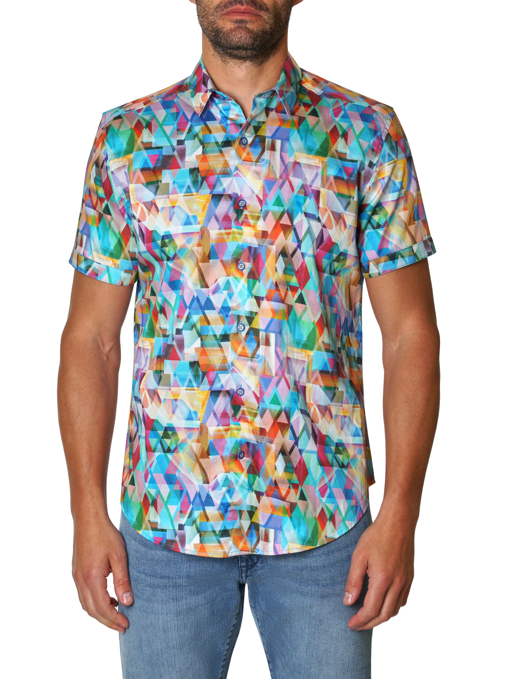 SULTAN SHORT SLEEVE BUTTON DOWN SHIRT