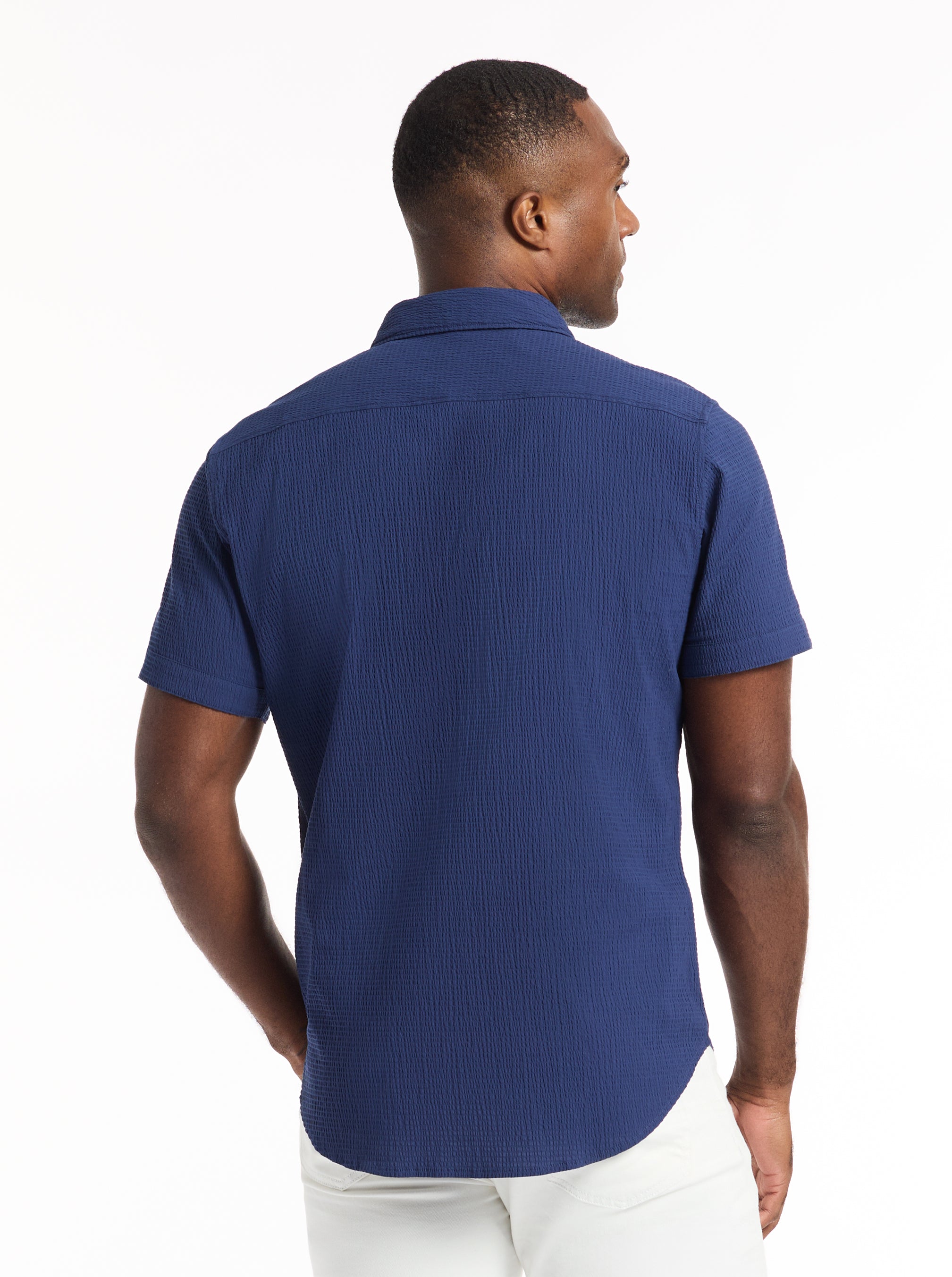 HARBOR SHORT SLEEVE BUTTON DOWN SHIRT