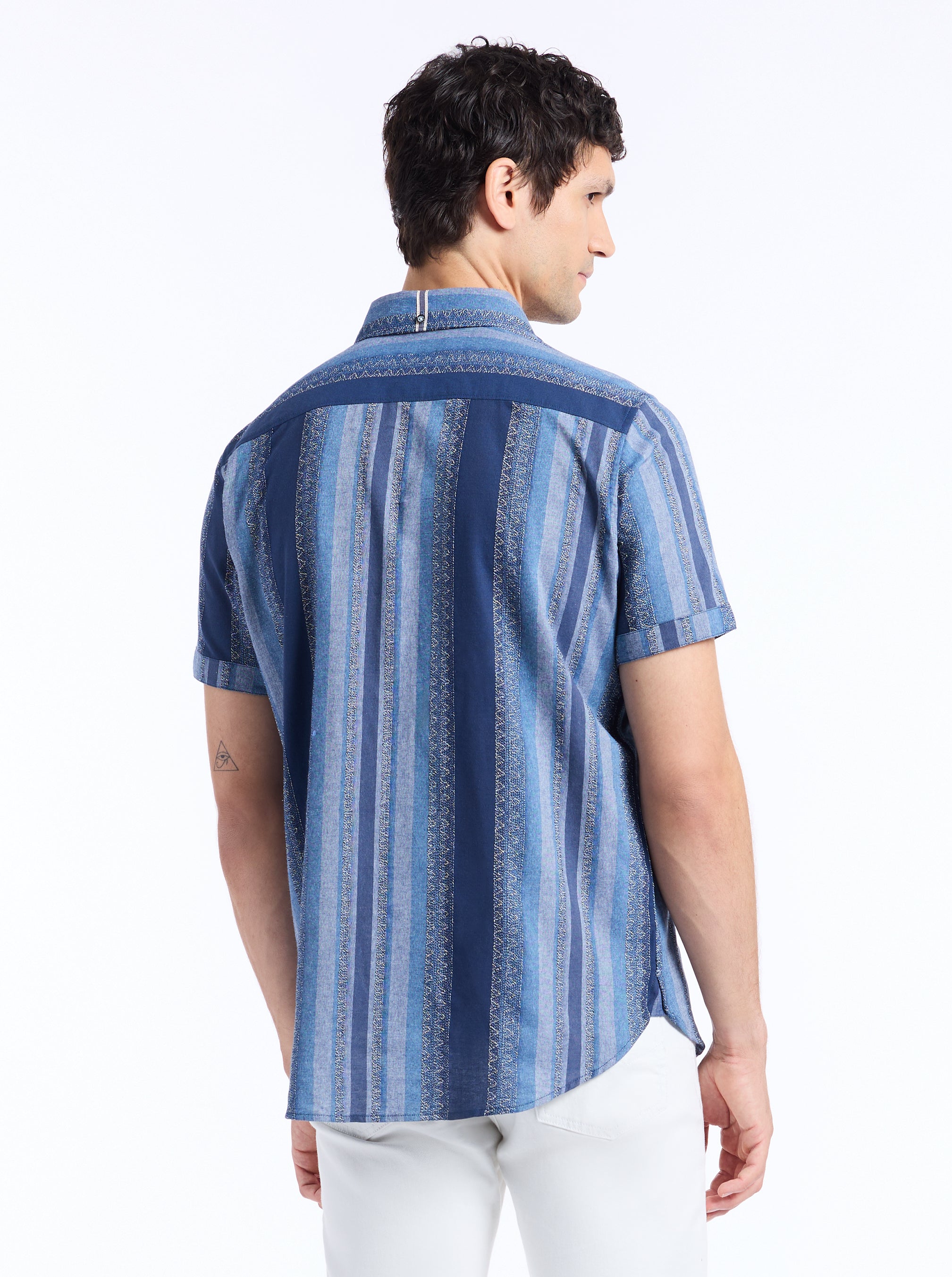 PEMBROKE SHORT SLEEVE BUTTON DOWN SHIRT