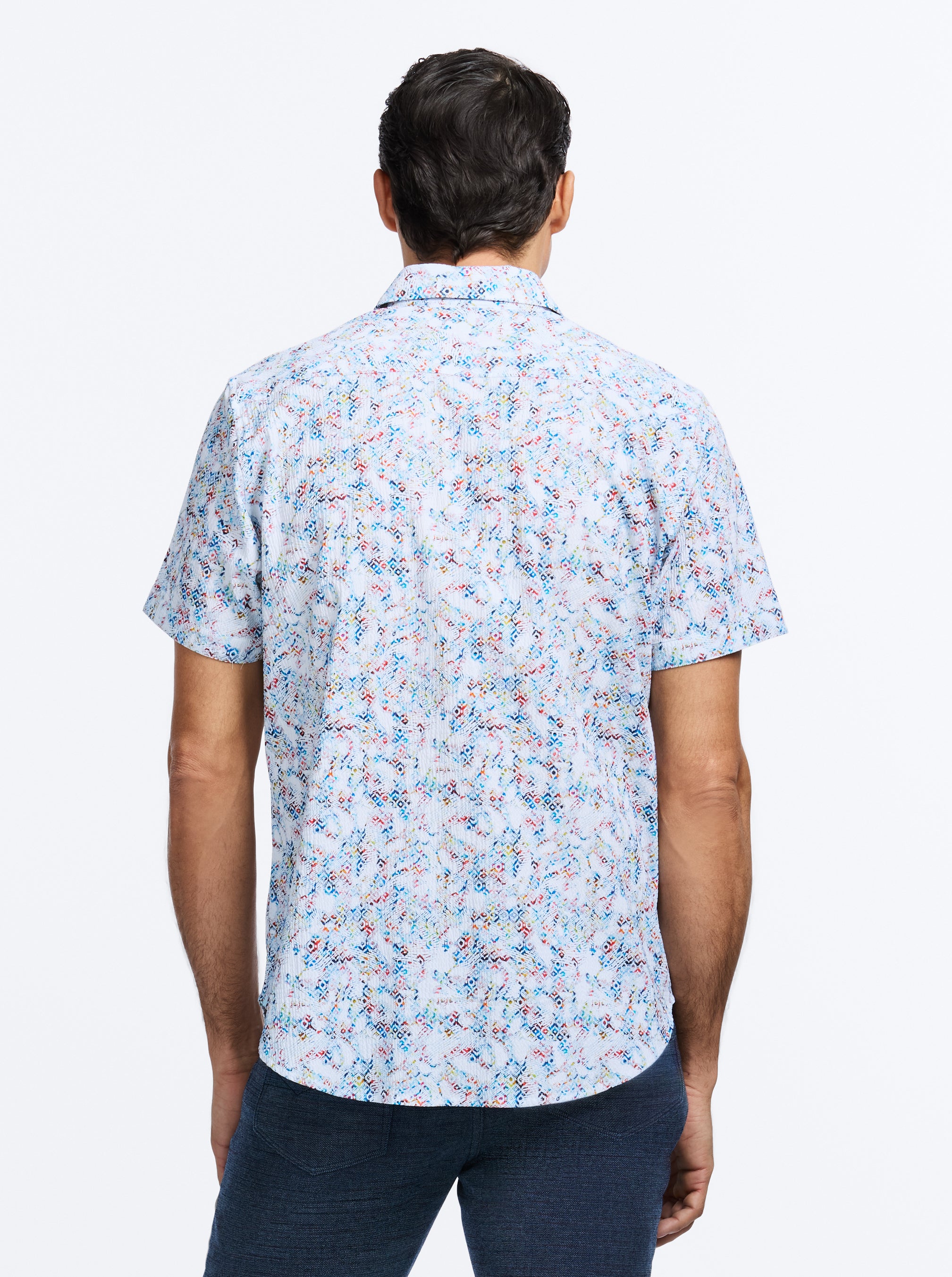 ELGAR SHORT SLEEVE BUTTON DOWN SHIRT