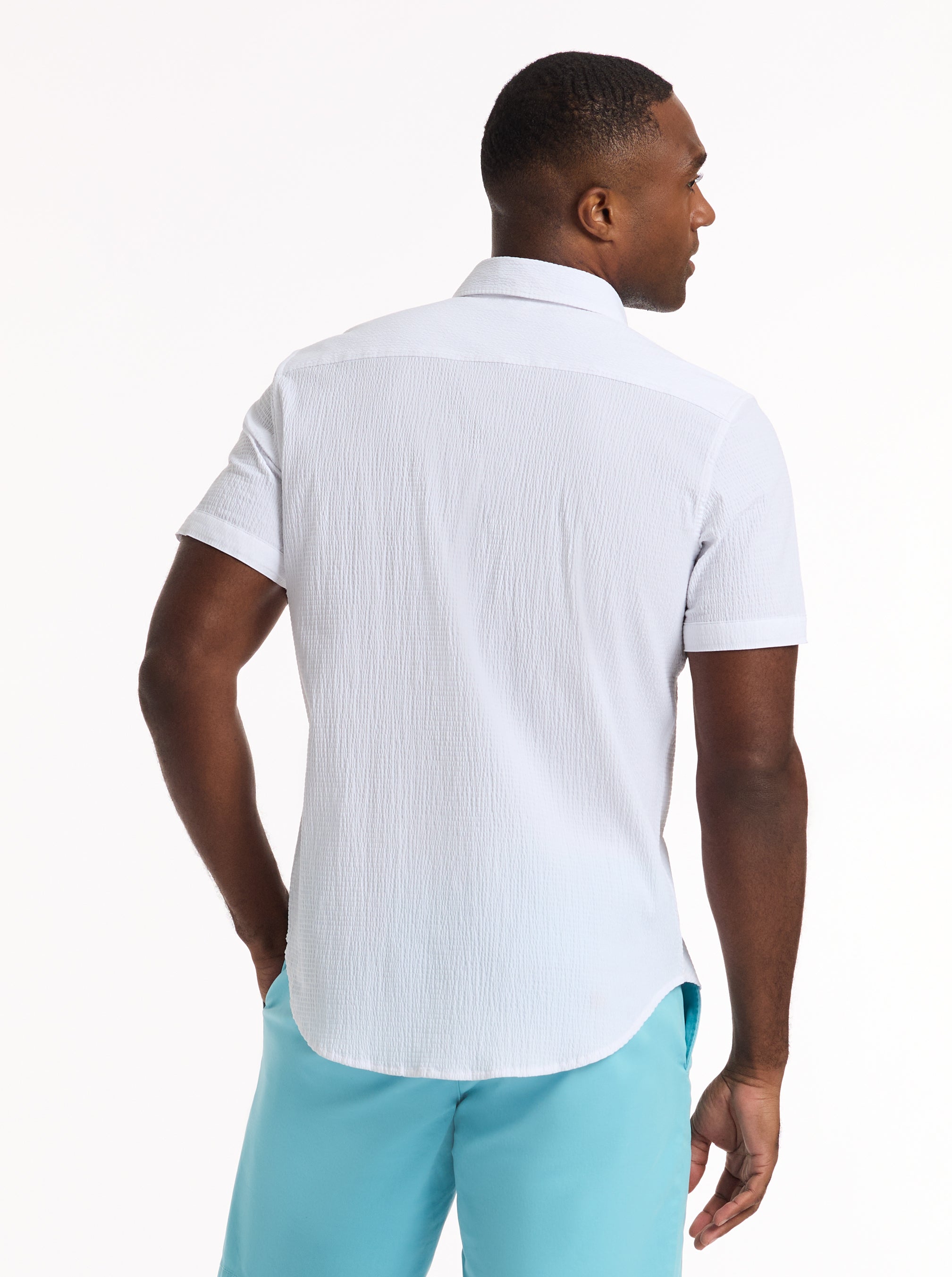 HARBOR SHORT SLEEVE BUTTON DOWN SHIRT