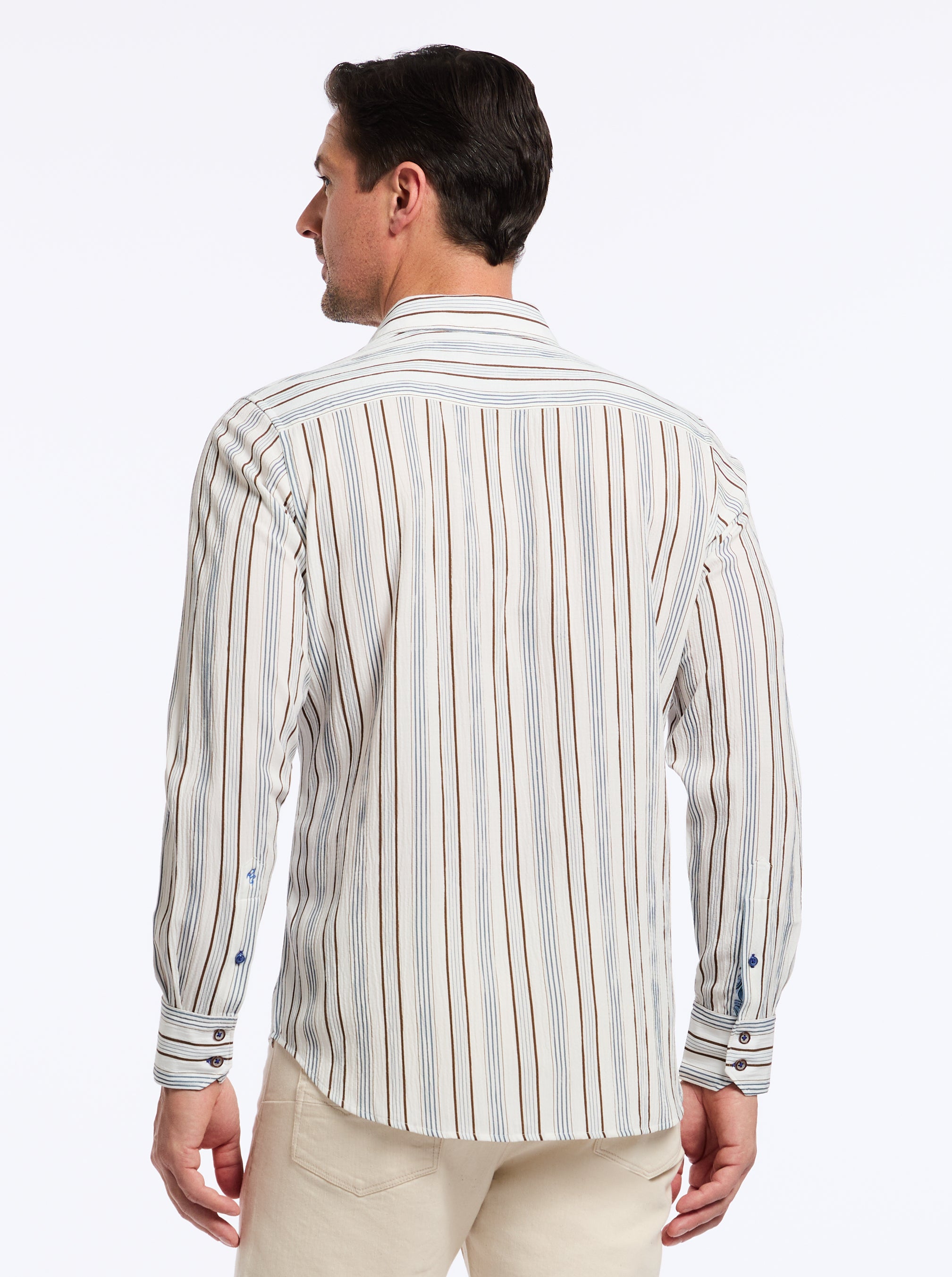 STAMFORD LONG SLEEVE BUTTON DOWN SHIRT