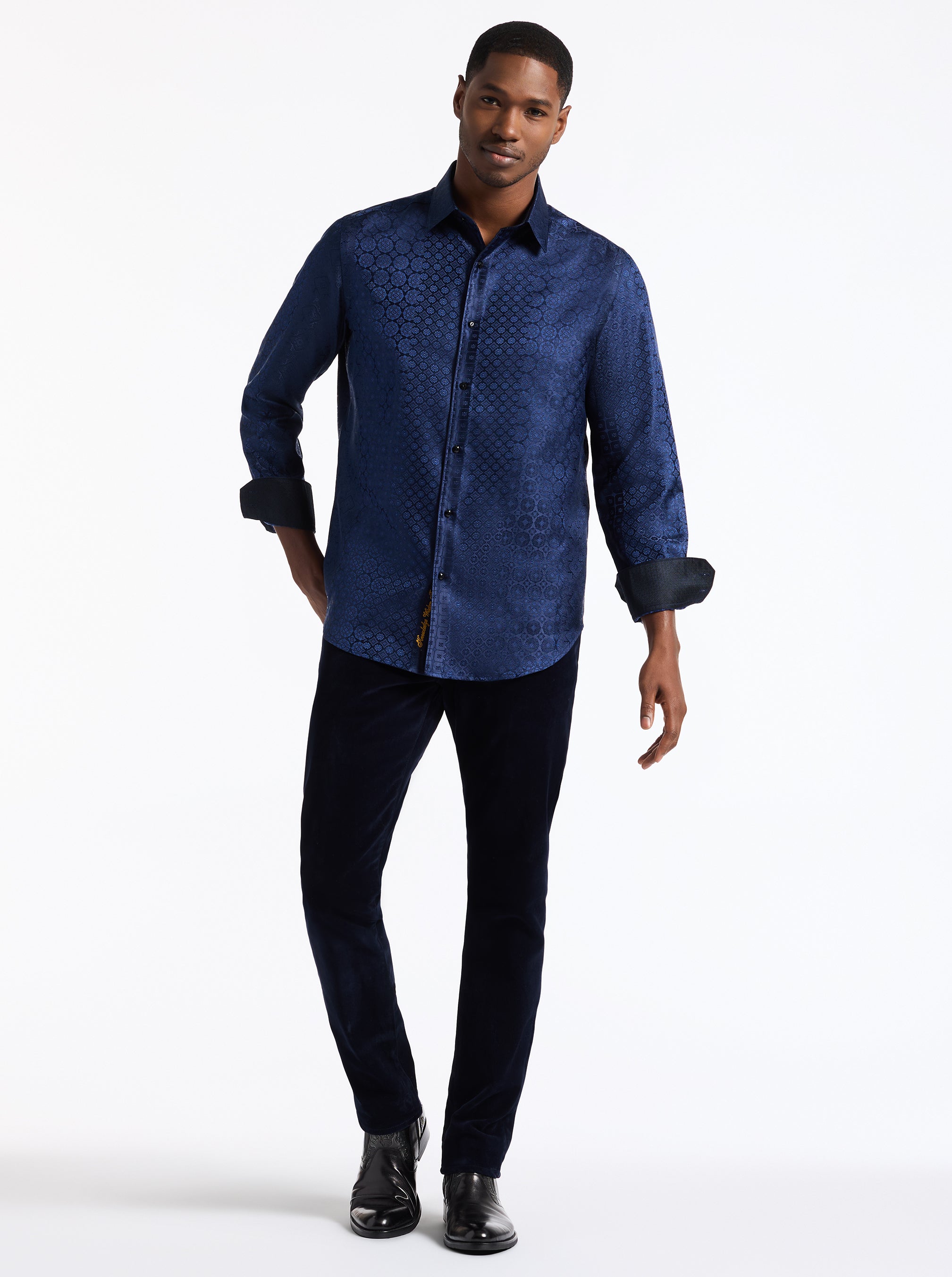 LIMITED EDITION NOBLE TOUCH LONG SLEEVE BUTTON DOWN SHIRT