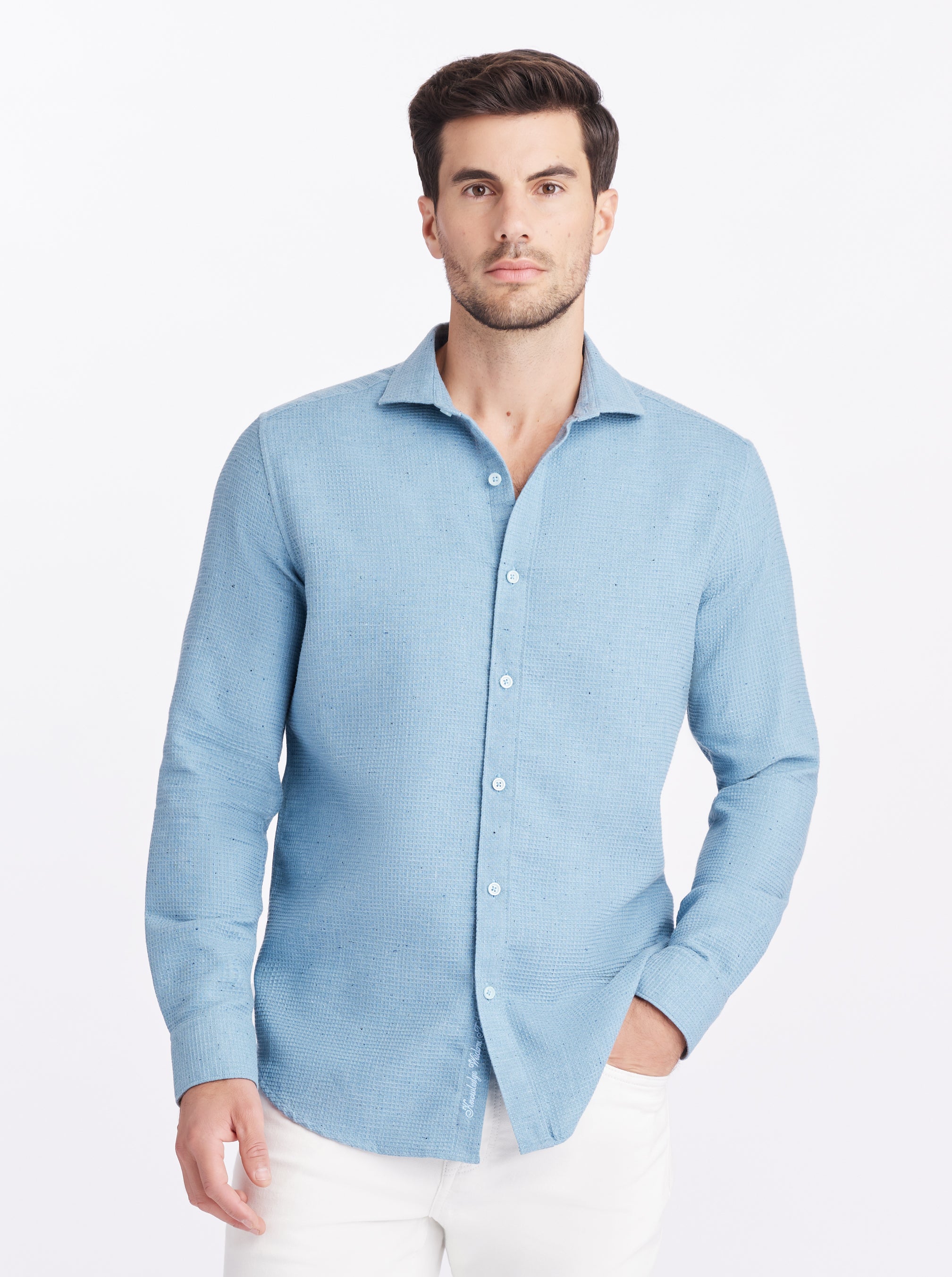 MELBURY LONG SLEEVE BUTTON DOWN SHIRT