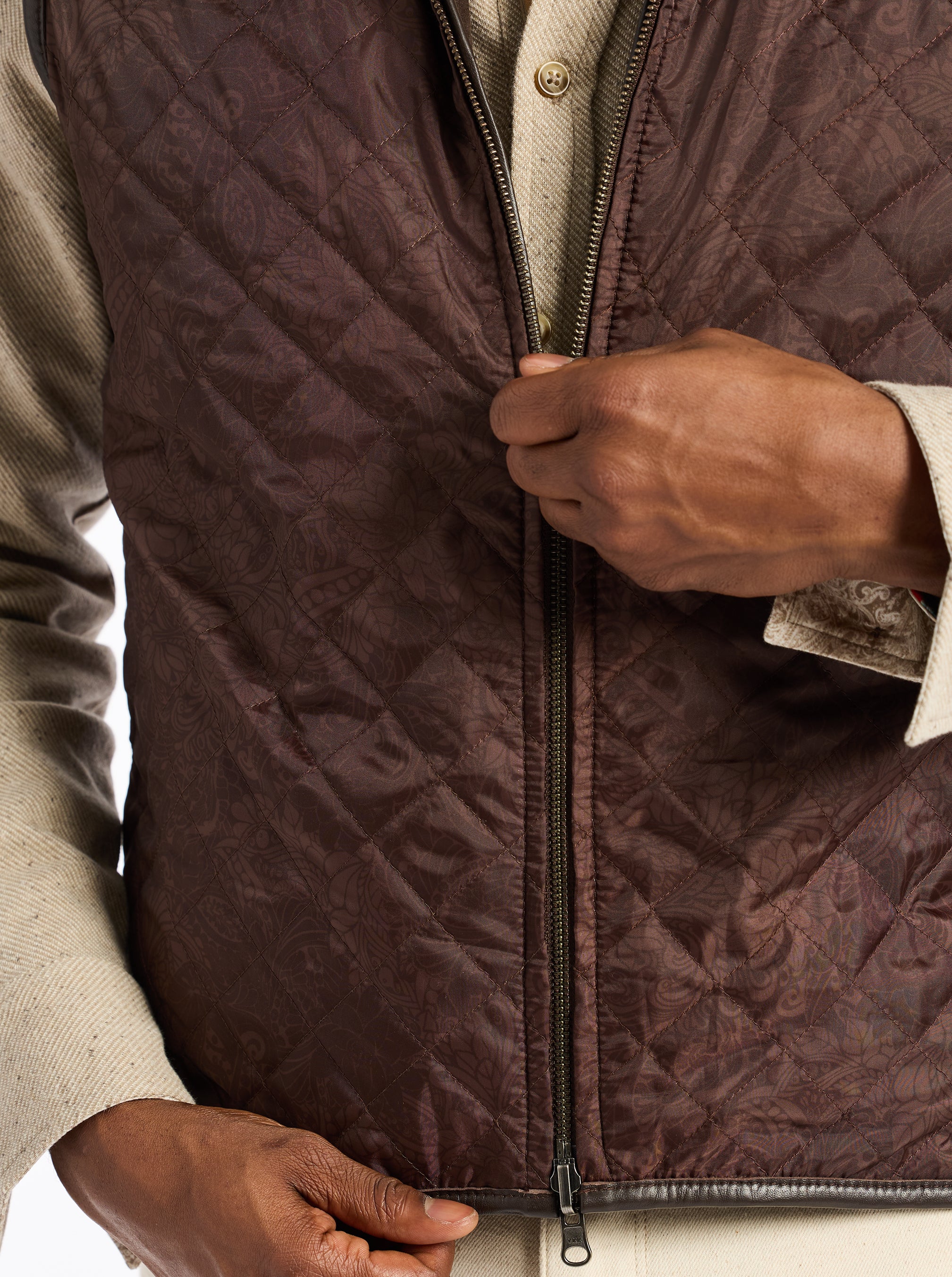 CAUTHORNE LEATHER VEST