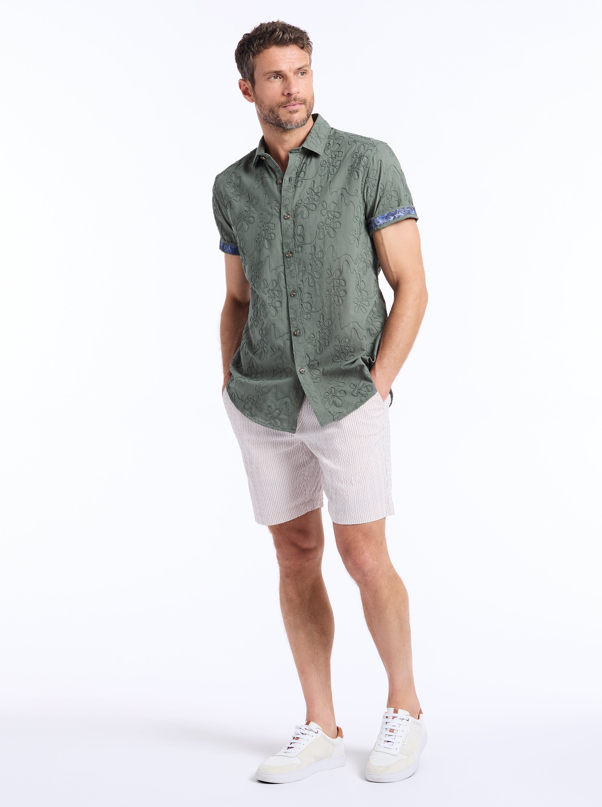 GRAFTON SHORT SLEEVE BUTTON DOWN SHIRT
