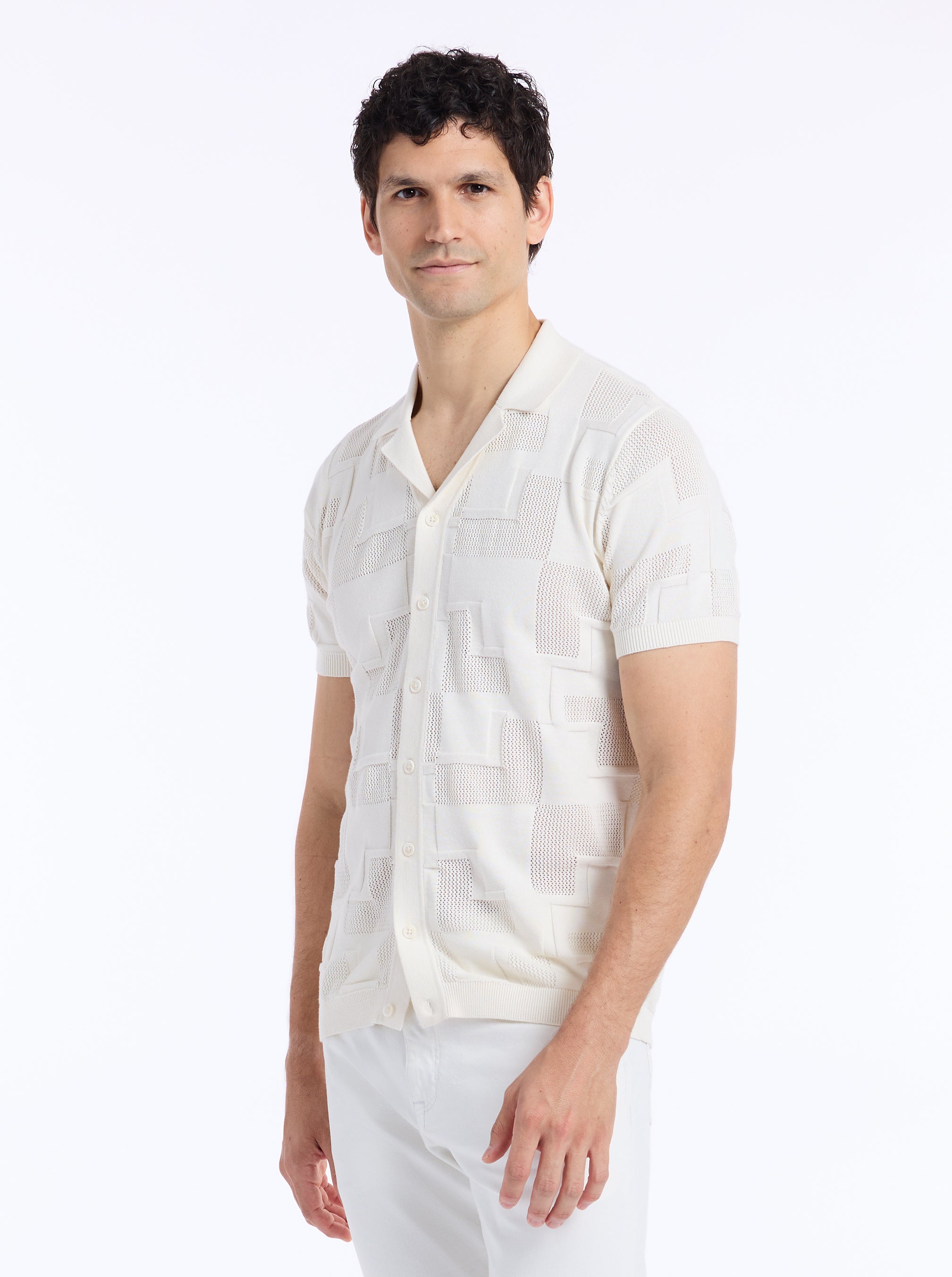 DRAYFORD SHORT SLEEVE SWEATER