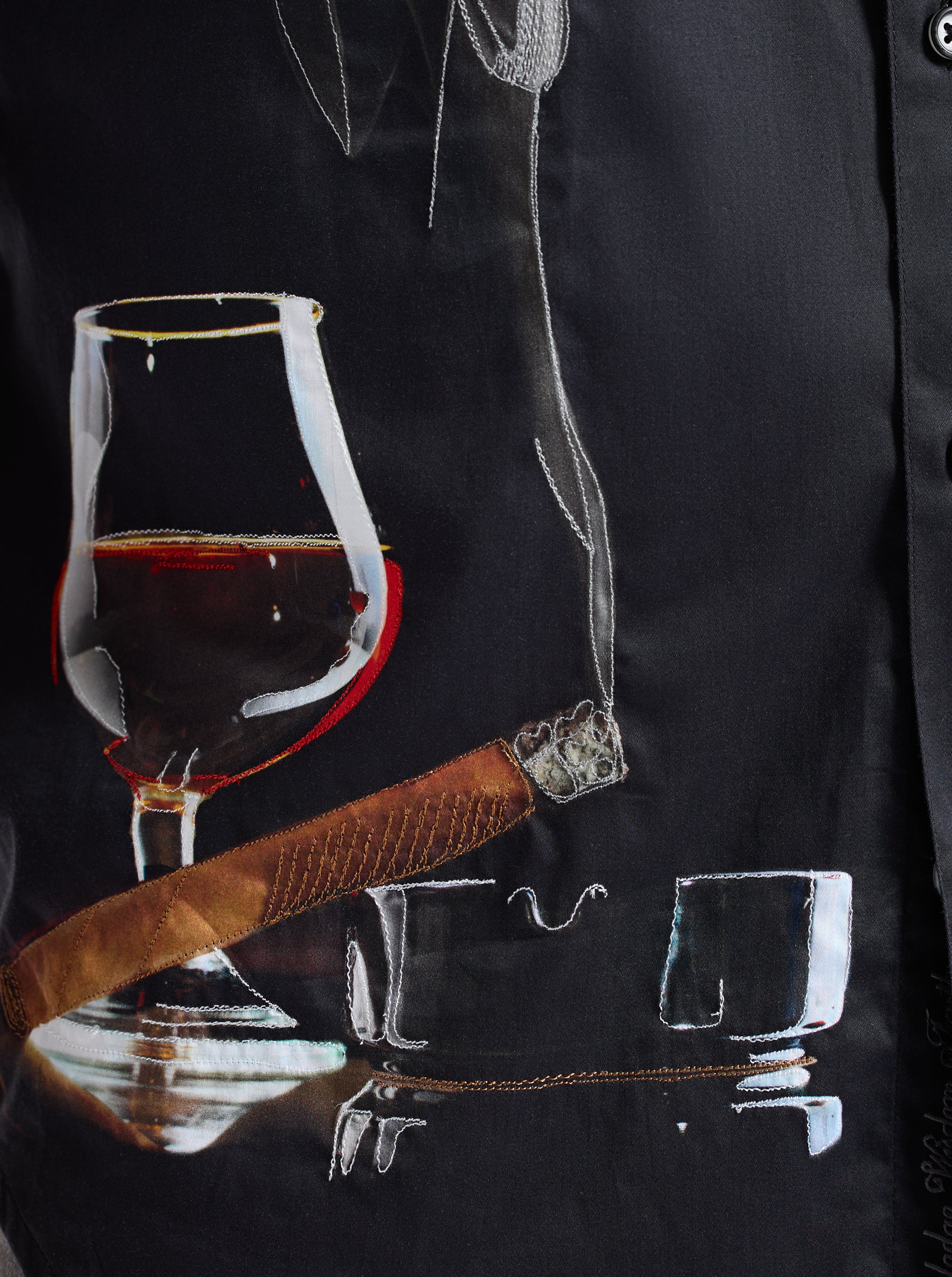 MAN CAVE LONG SLEEVE BUTTON DOWN SHIRT