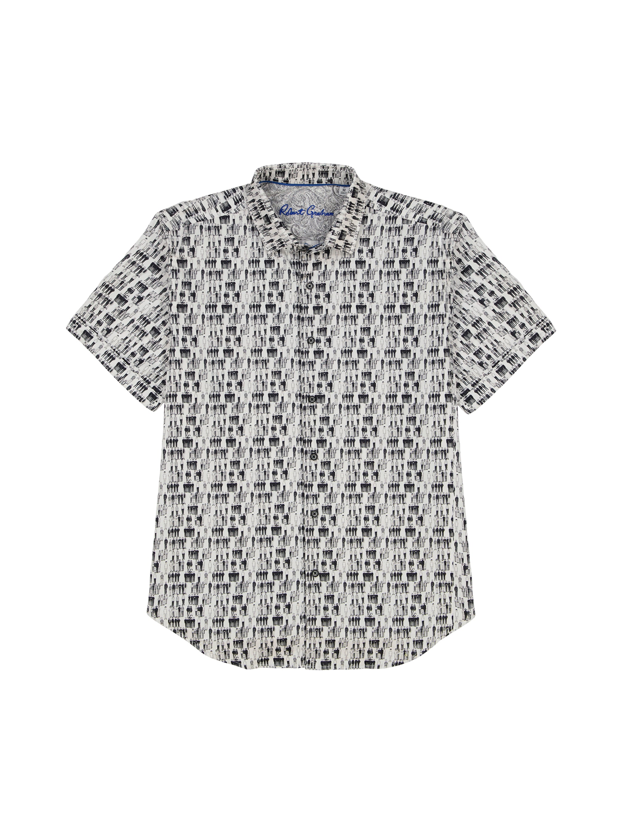 CROWD CONTROL SHORT SLEEVE BUTTON DOWN SHIRT
