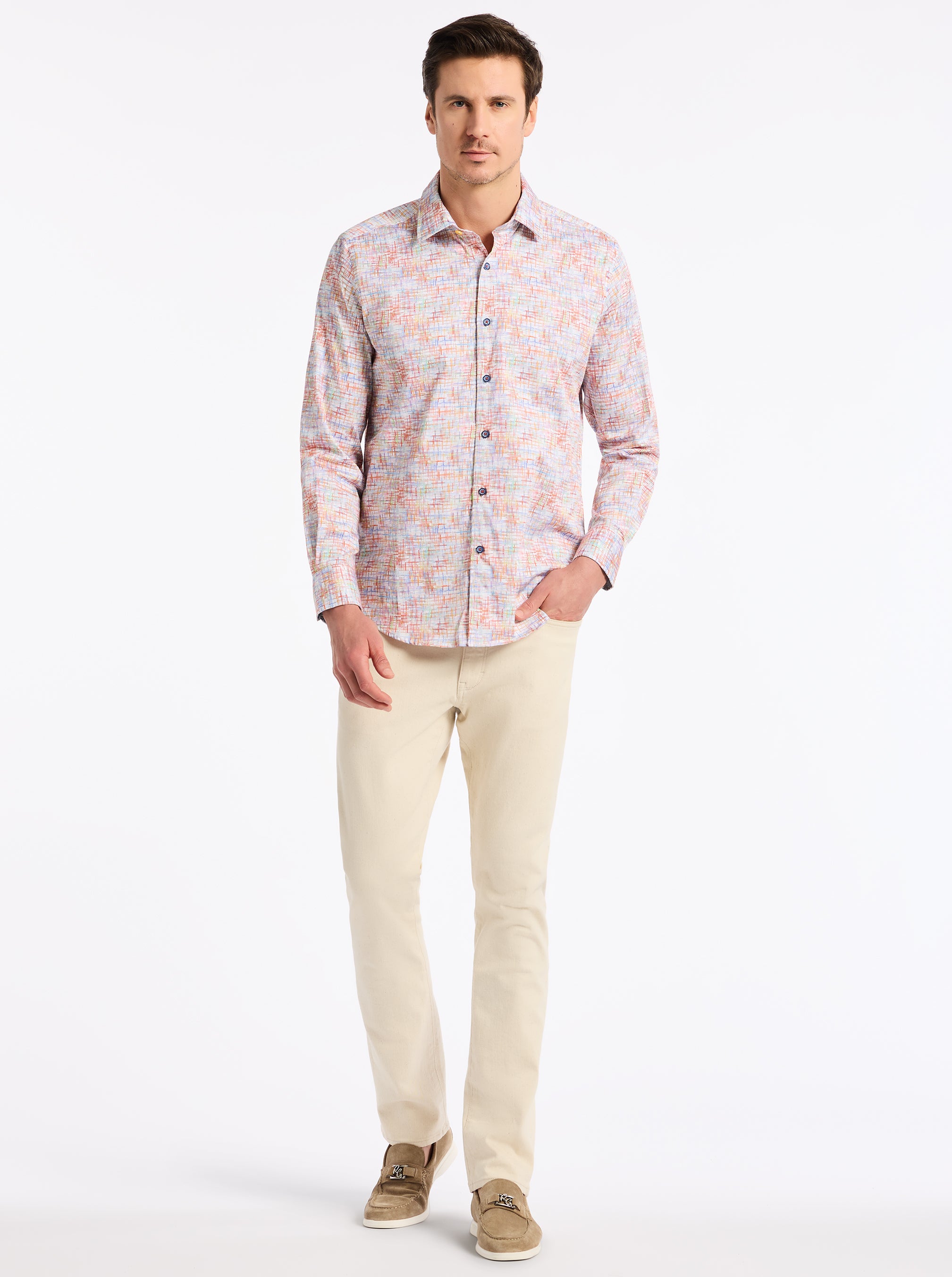 ANTALYA LONG SLEEVE BUTTON DOWN SHIRT