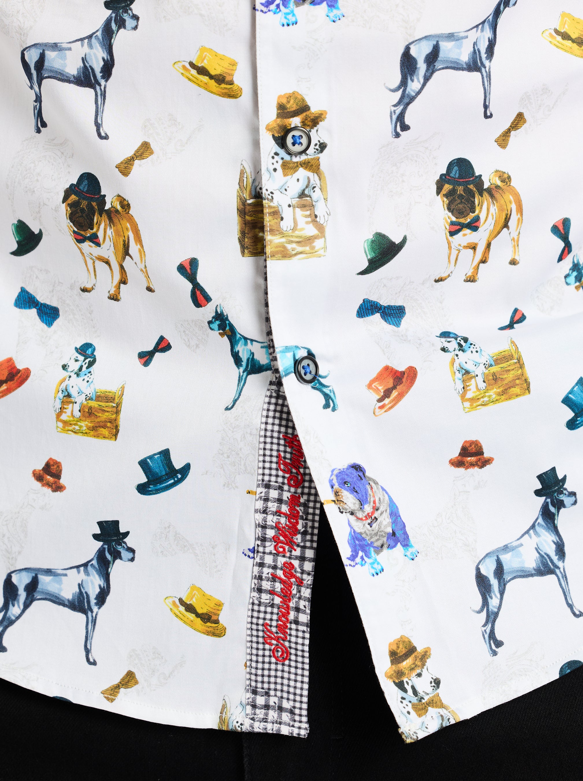 DOG SHOW SHORT SLEEVE BUTTON DOWN SHIRT