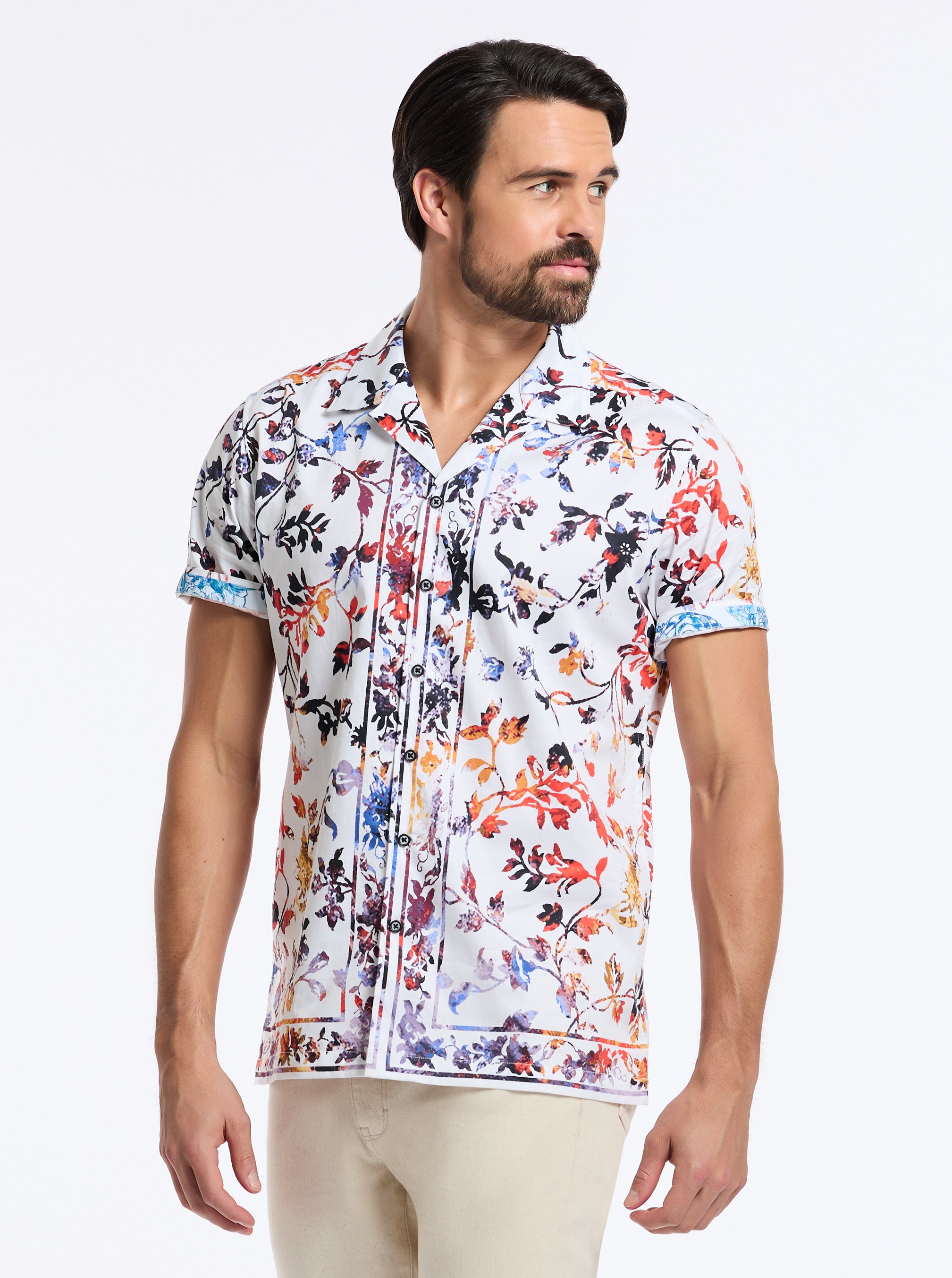 MORGAN SHORT SLEEVE BUTTON DOWN SHIRT