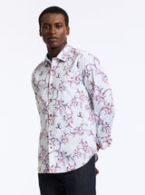 VINO VINES LONG SLEEVE BUTTON DOWN SHIRT