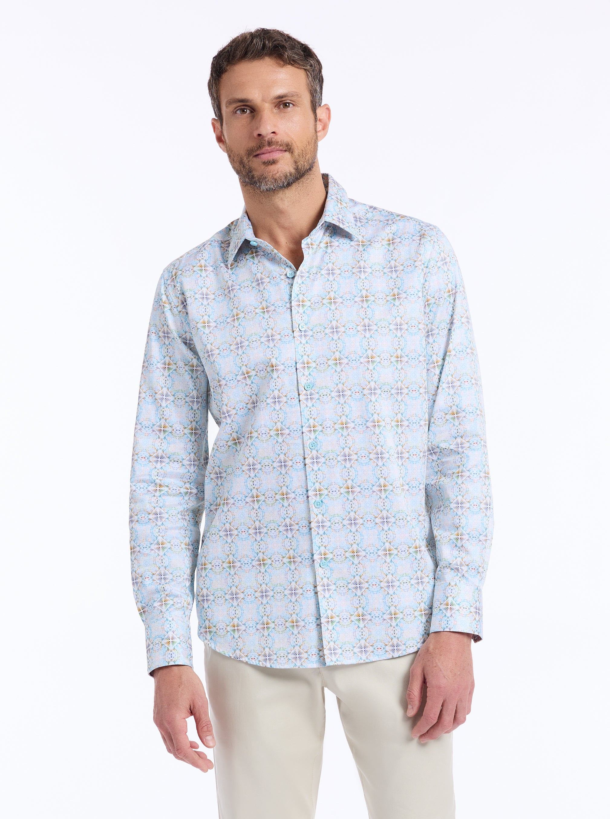 RUNNYMEDE LONG SLEEVE BUTTON DOWN SHIRT