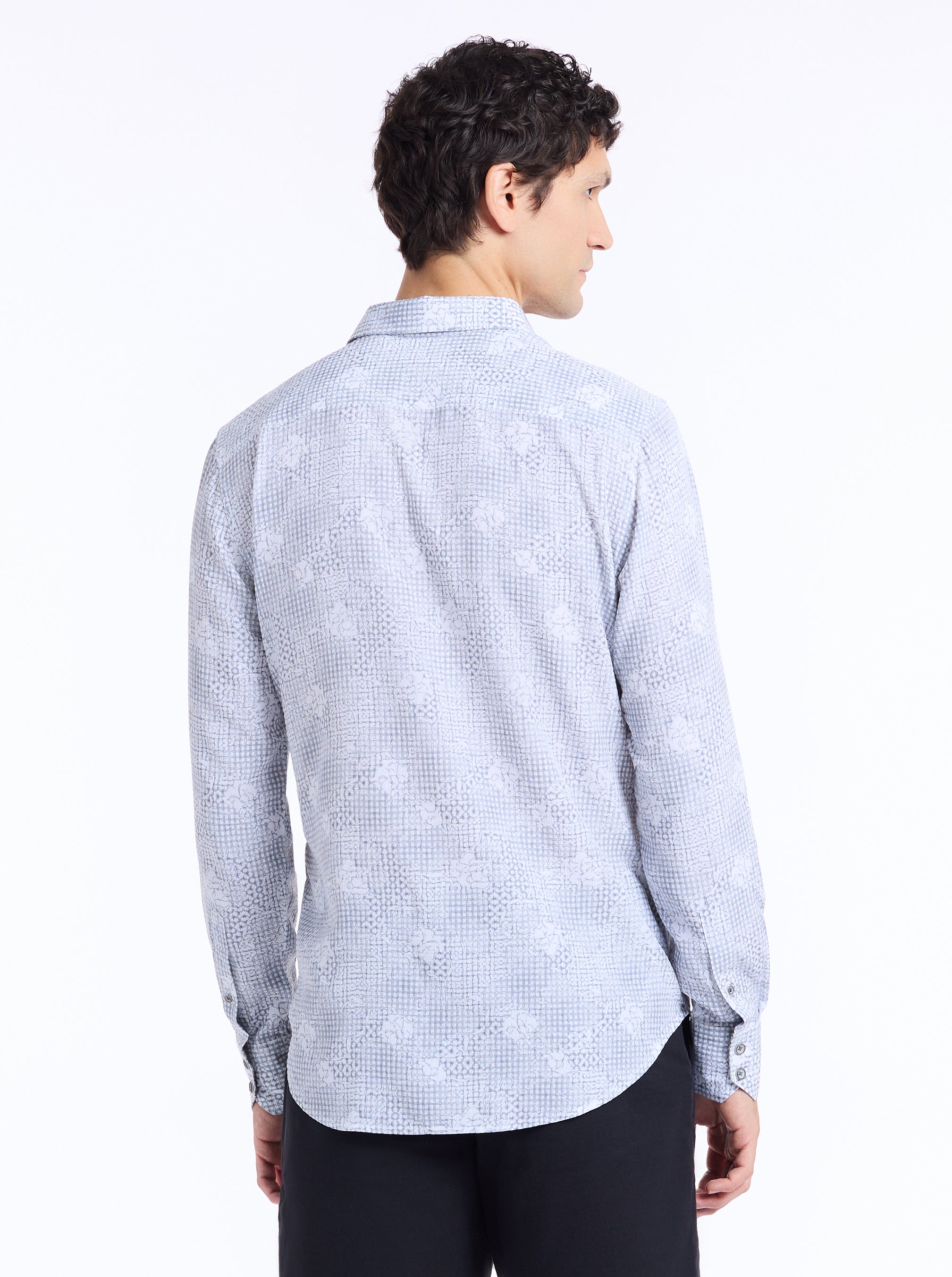 NORFOLK LONG SLEEVE BUTTON DOWN SHIRT