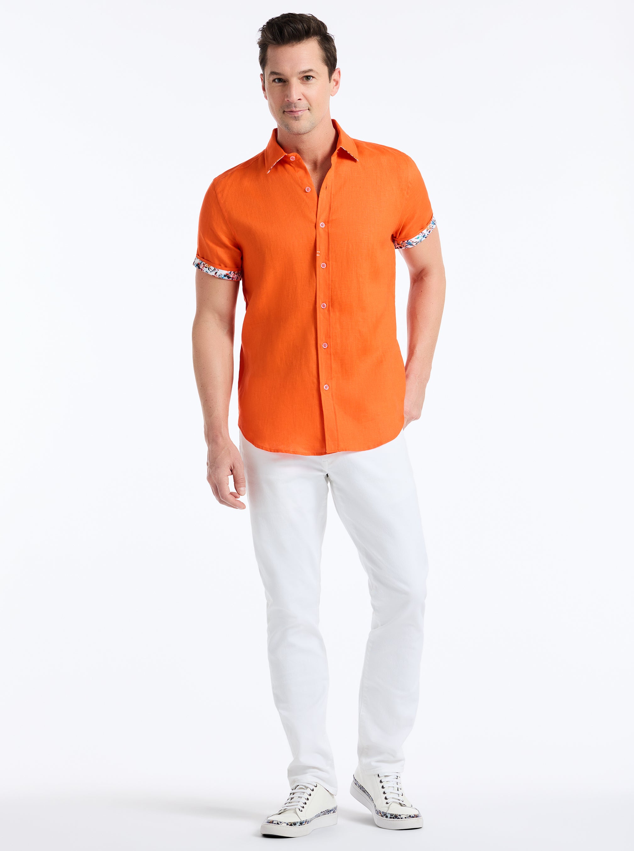 WENLOCK SHORT SLEEVE BUTTON DOWN SHIRT