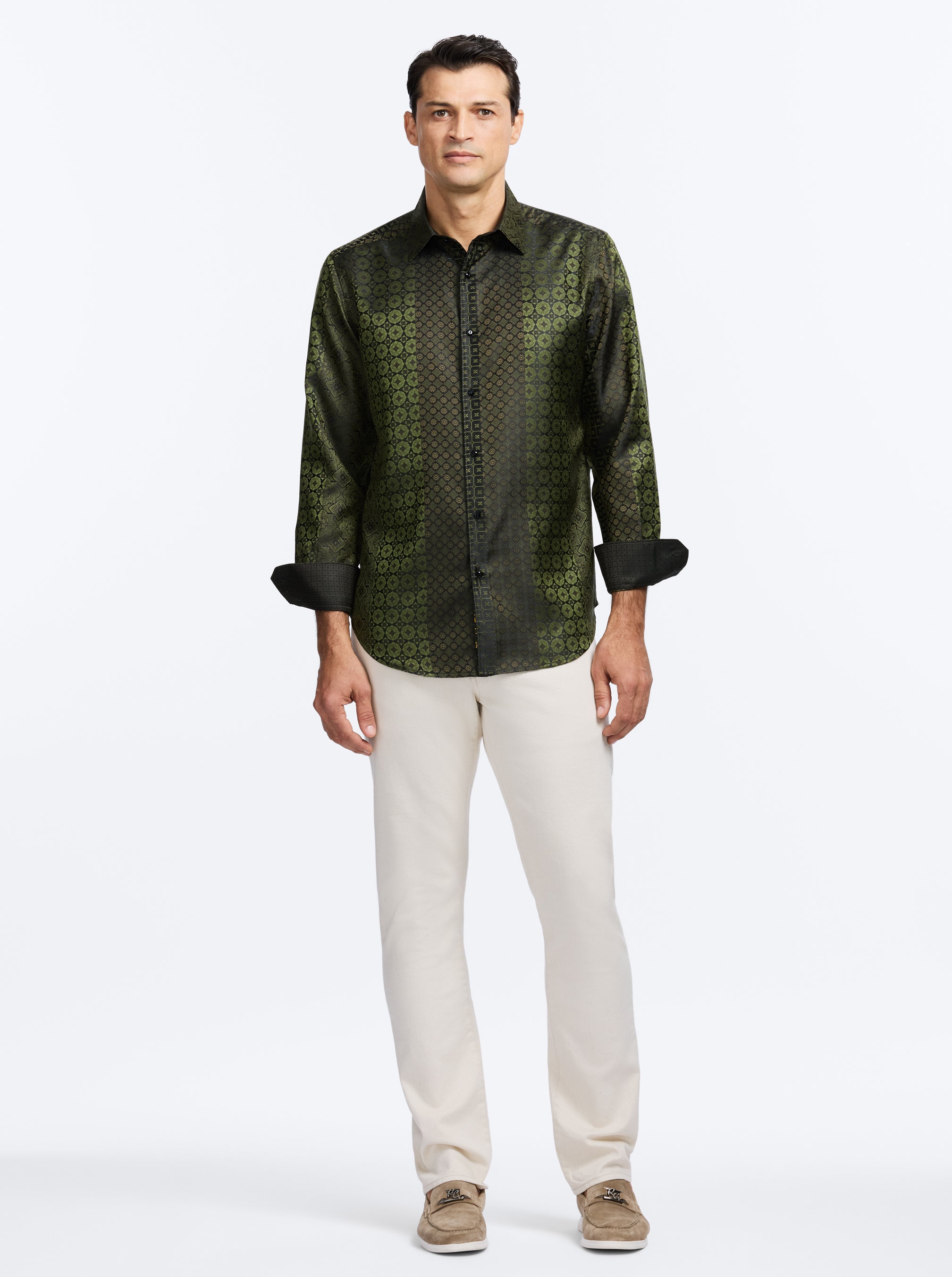 LIMITED EDITION NOBLE TOUCH LONG SLEEVE BUTTON DOWN SHIRT