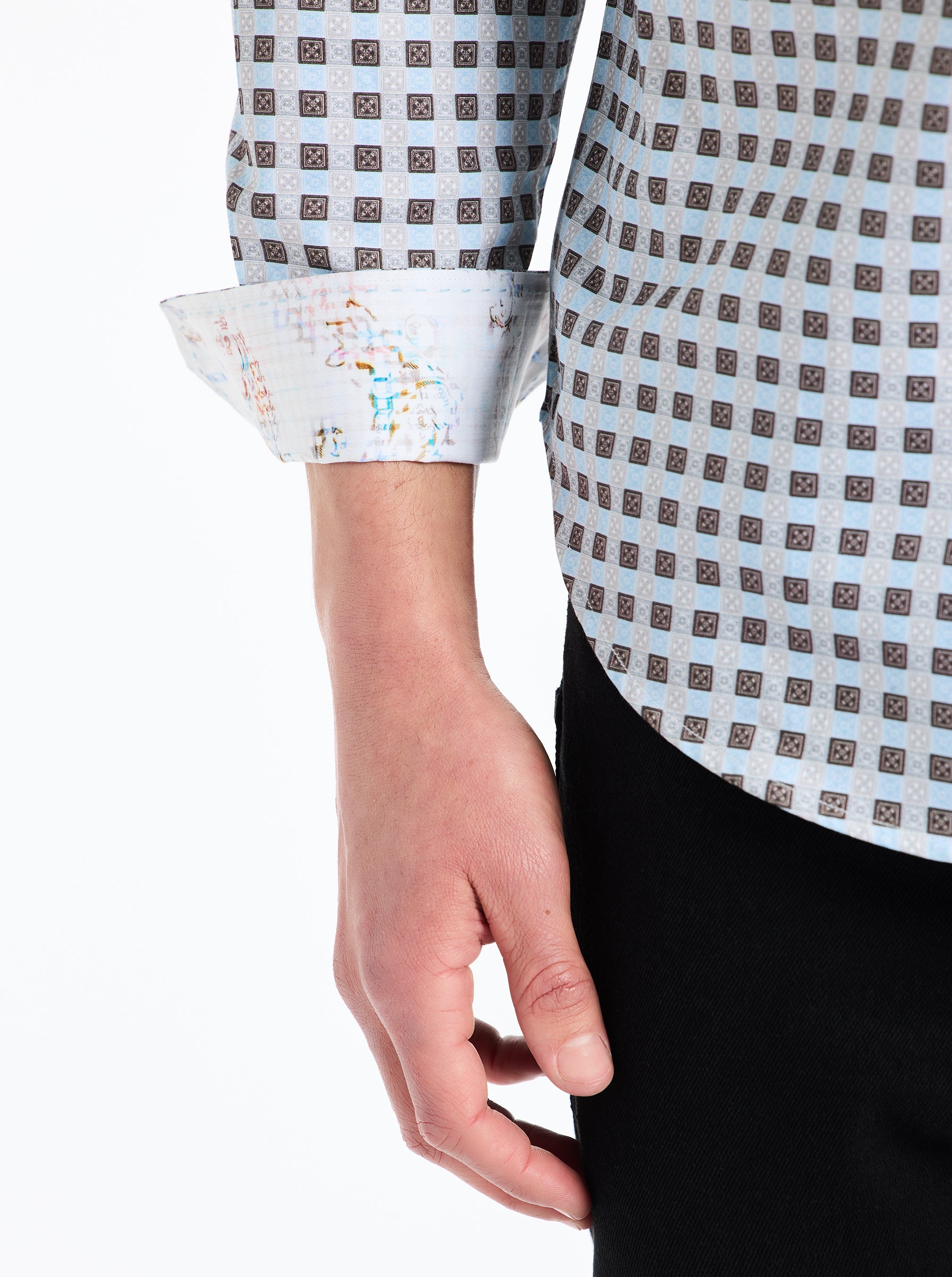 OSTIN LONG SLEEVE BUTTON DOWN SHIRT