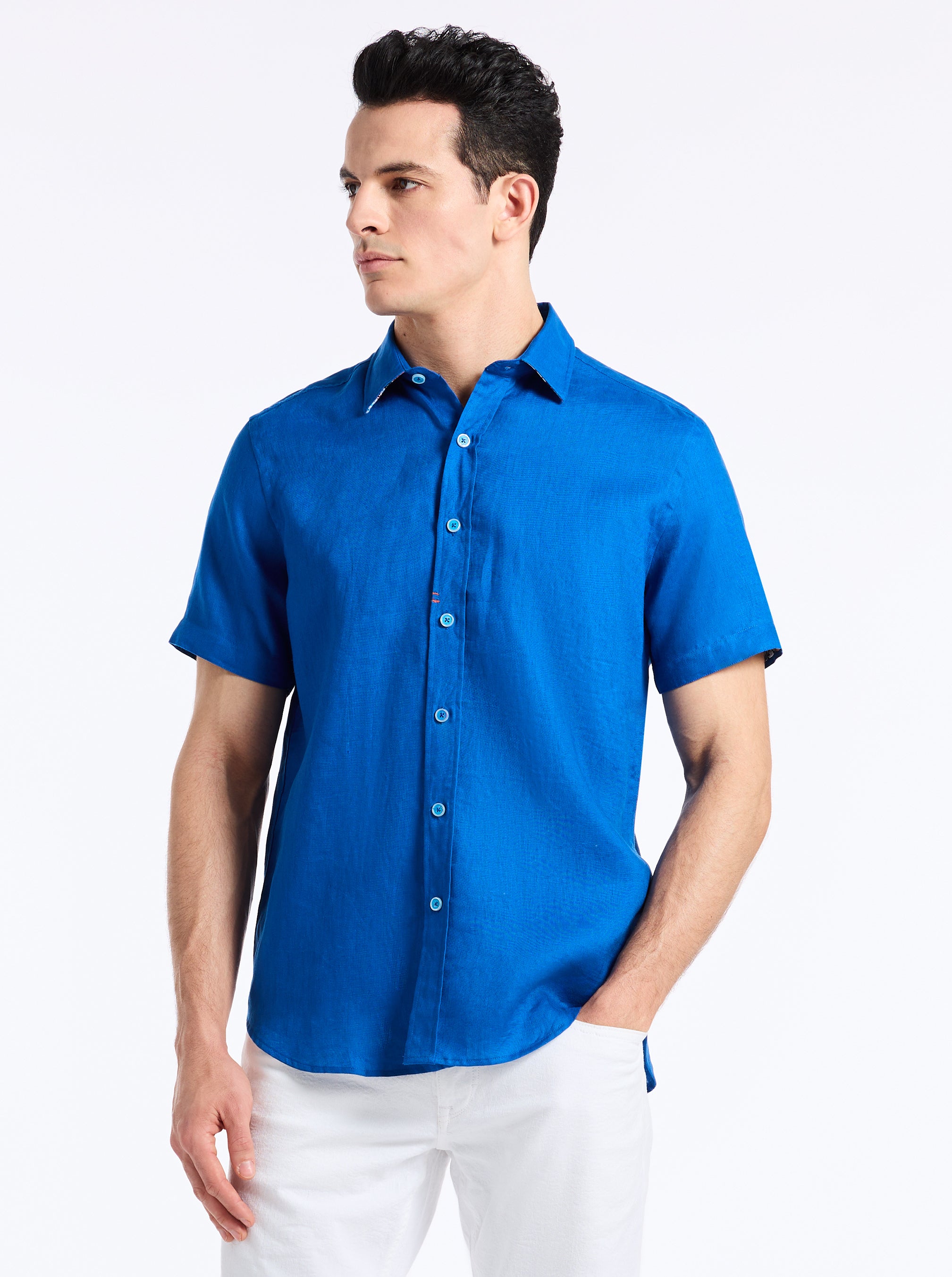 WENLOCK SHORT SLEEVE BUTTON DOWN SHIRT