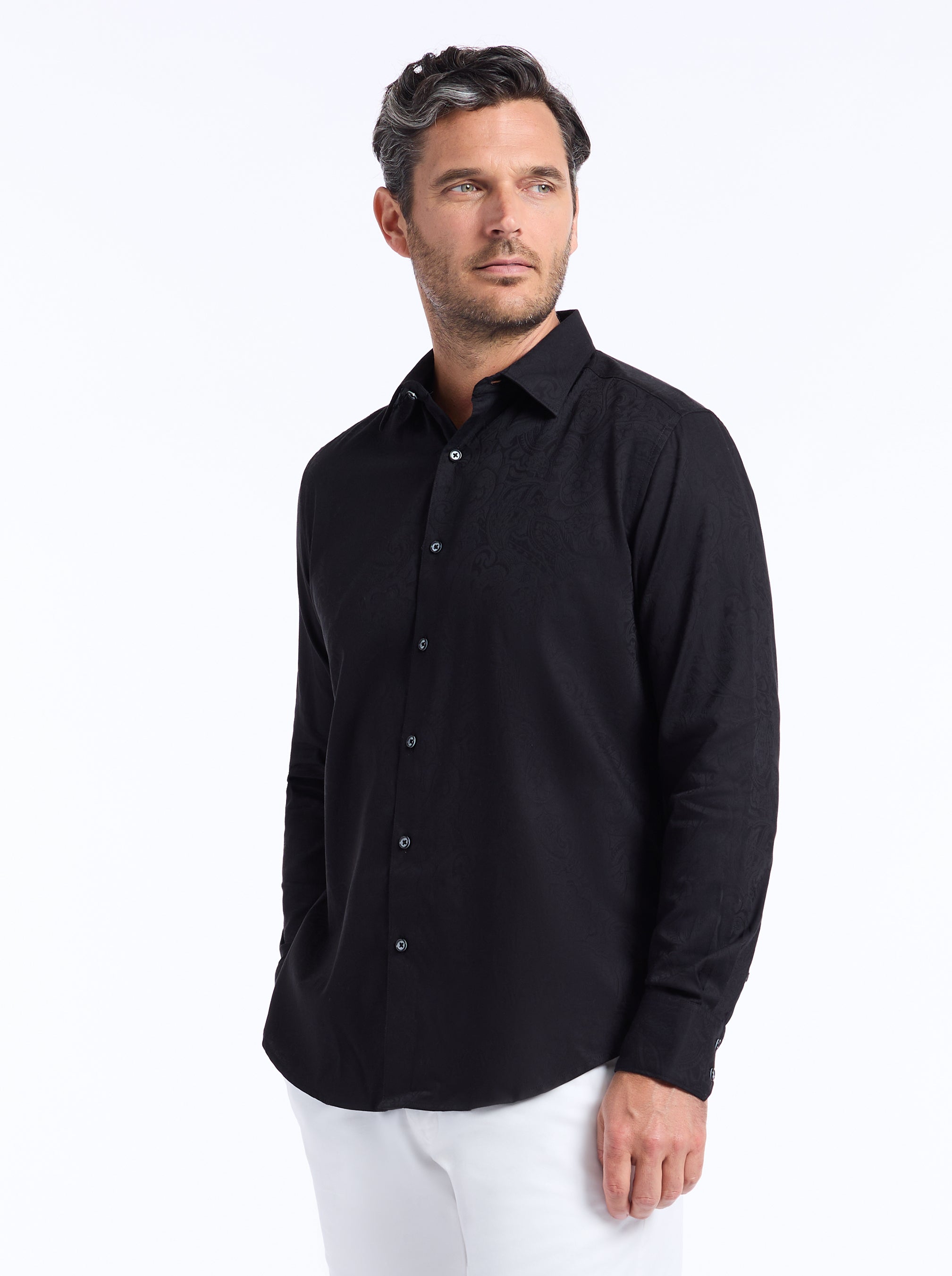 HUDSON LONG SLEEVE BUTTON DOWN SHIRT