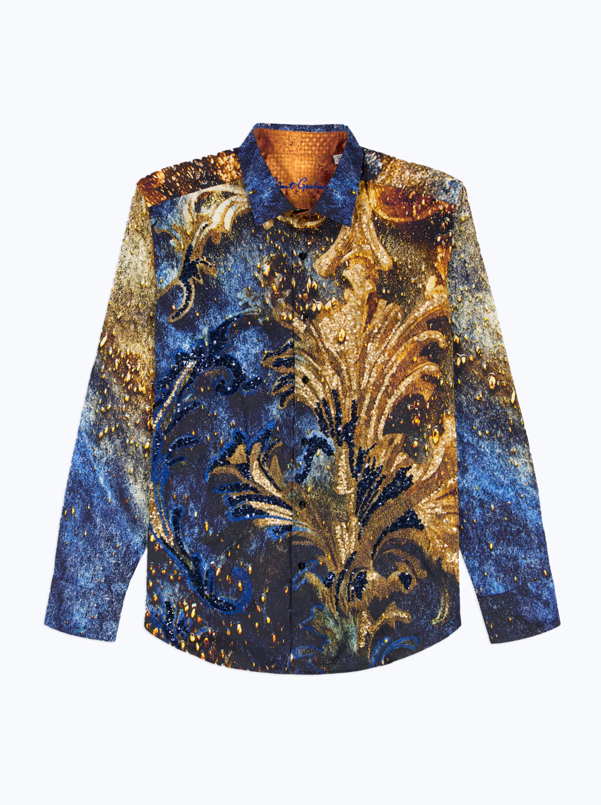 LIMITED EDITION FLEUR DE MARE LONG SLEEVE BUTTON DOWN SHIRT