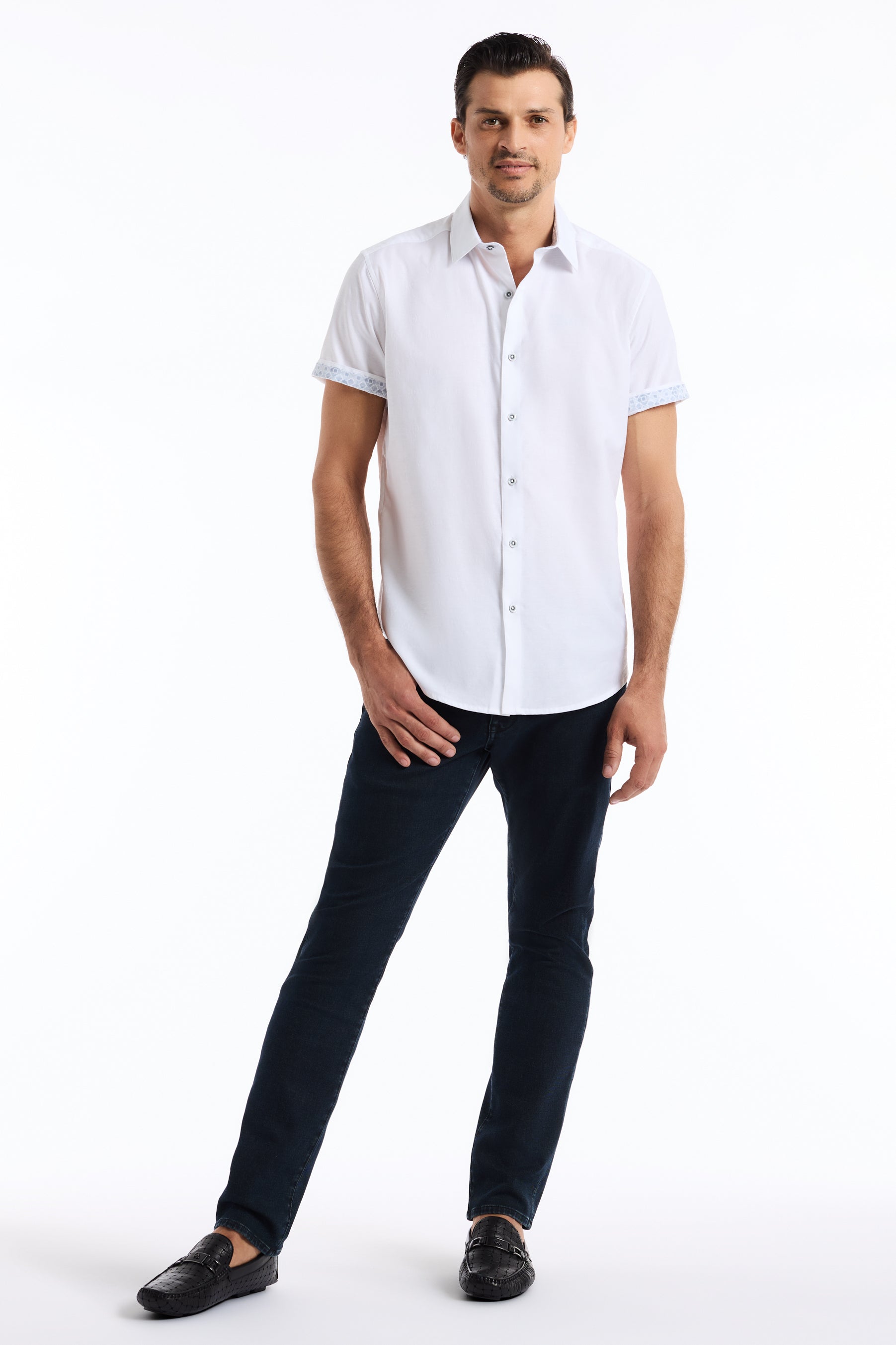 STELLMAN SHORT SLEEVE BUTTON DOWN SHIRT