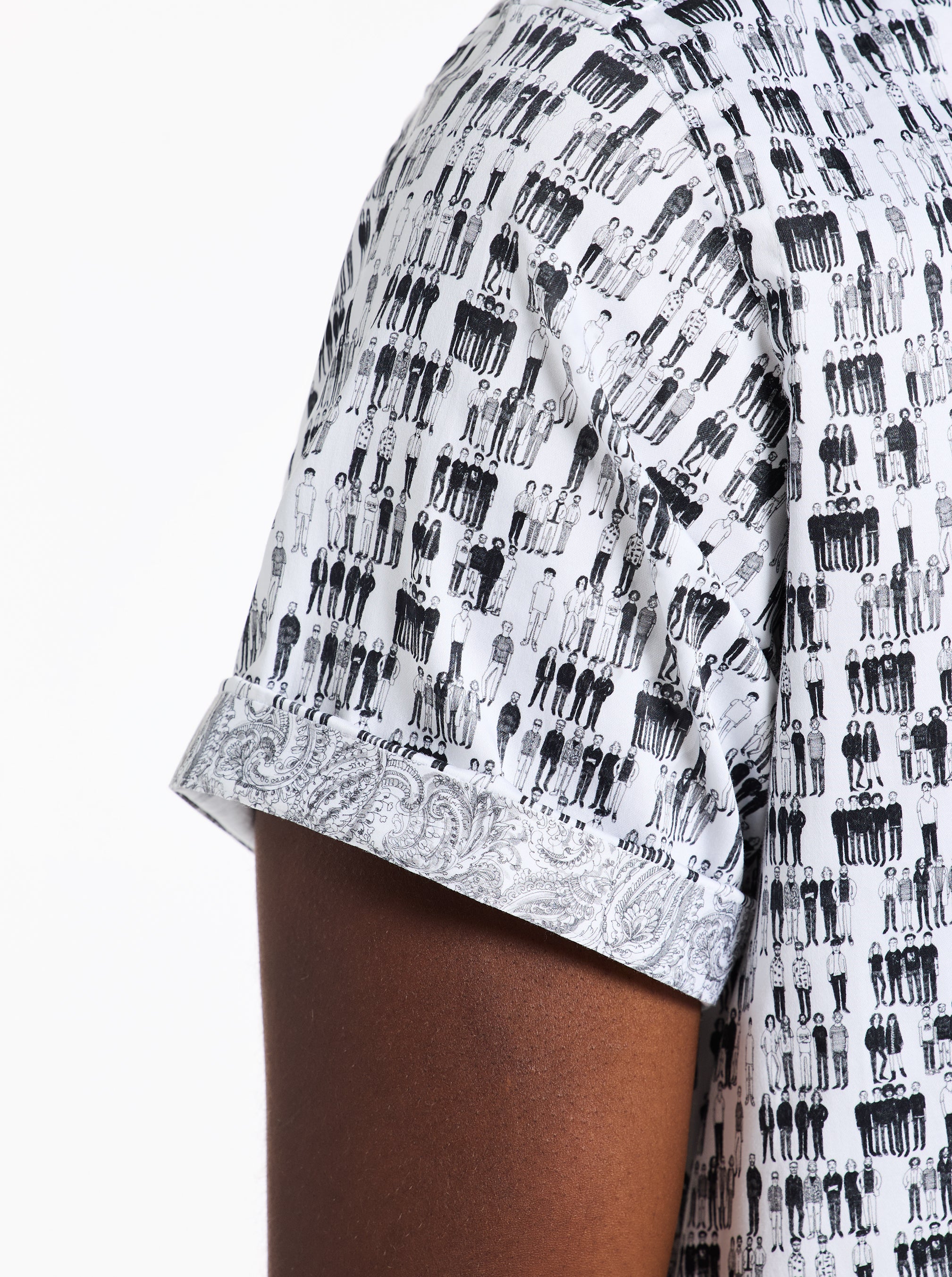 CROWD CONTROL SHORT SLEEVE BUTTON DOWN SHIRT