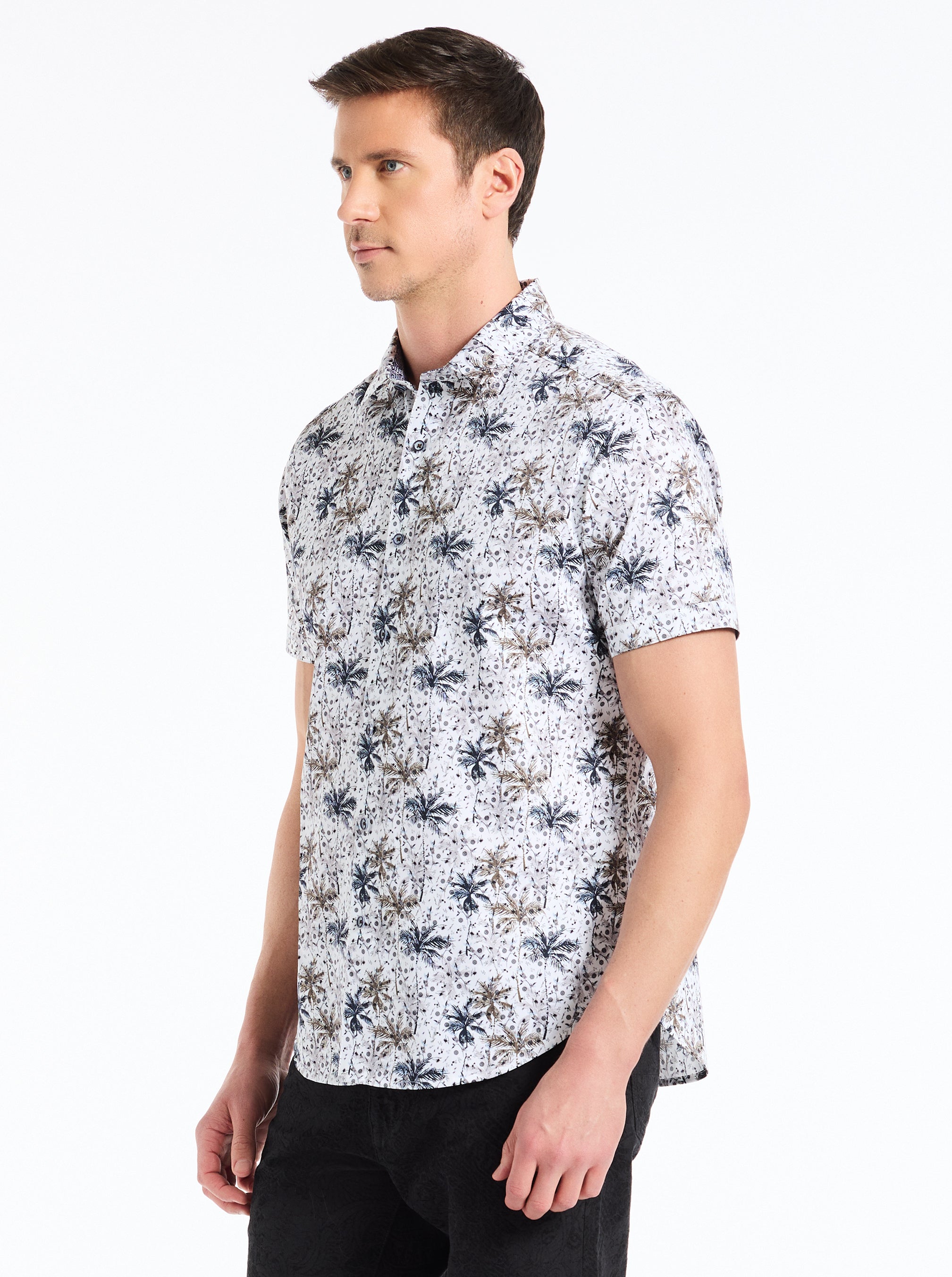 XAVIER SHORT SLEEVE BUTTON DOWN SHIRT