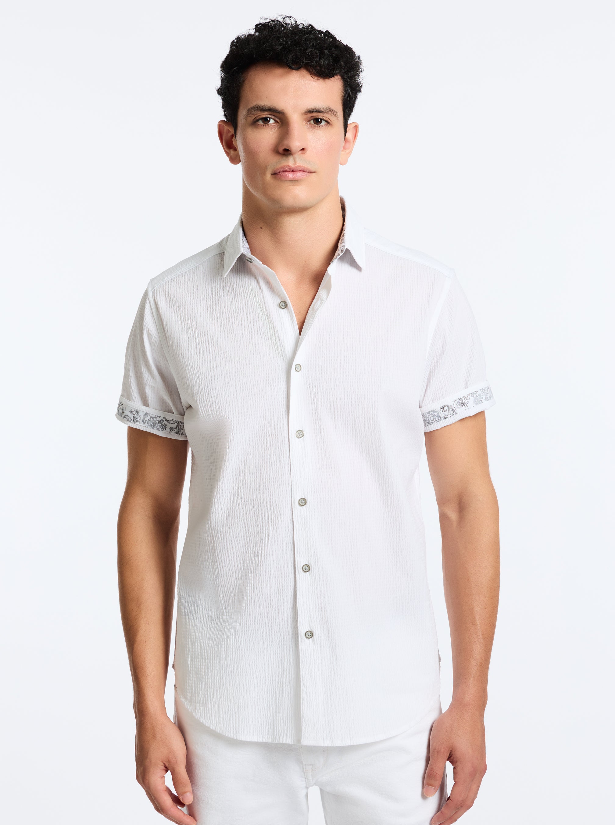 THRESHER SHORT SLEEVE BUTTON DOWN SHIRT