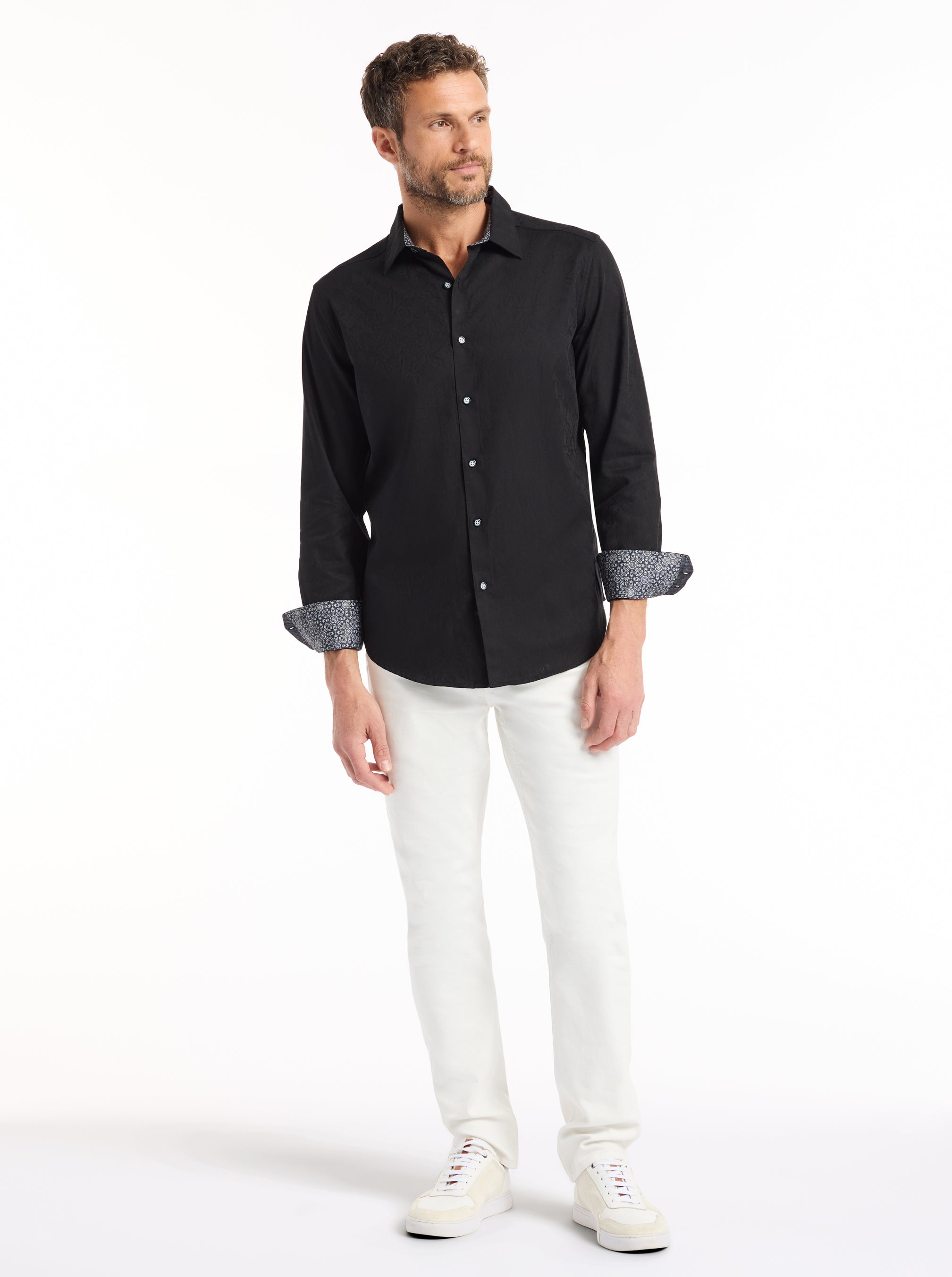 HIGHLAND LONG SLEEVE BUTTON DOWN SHIRT