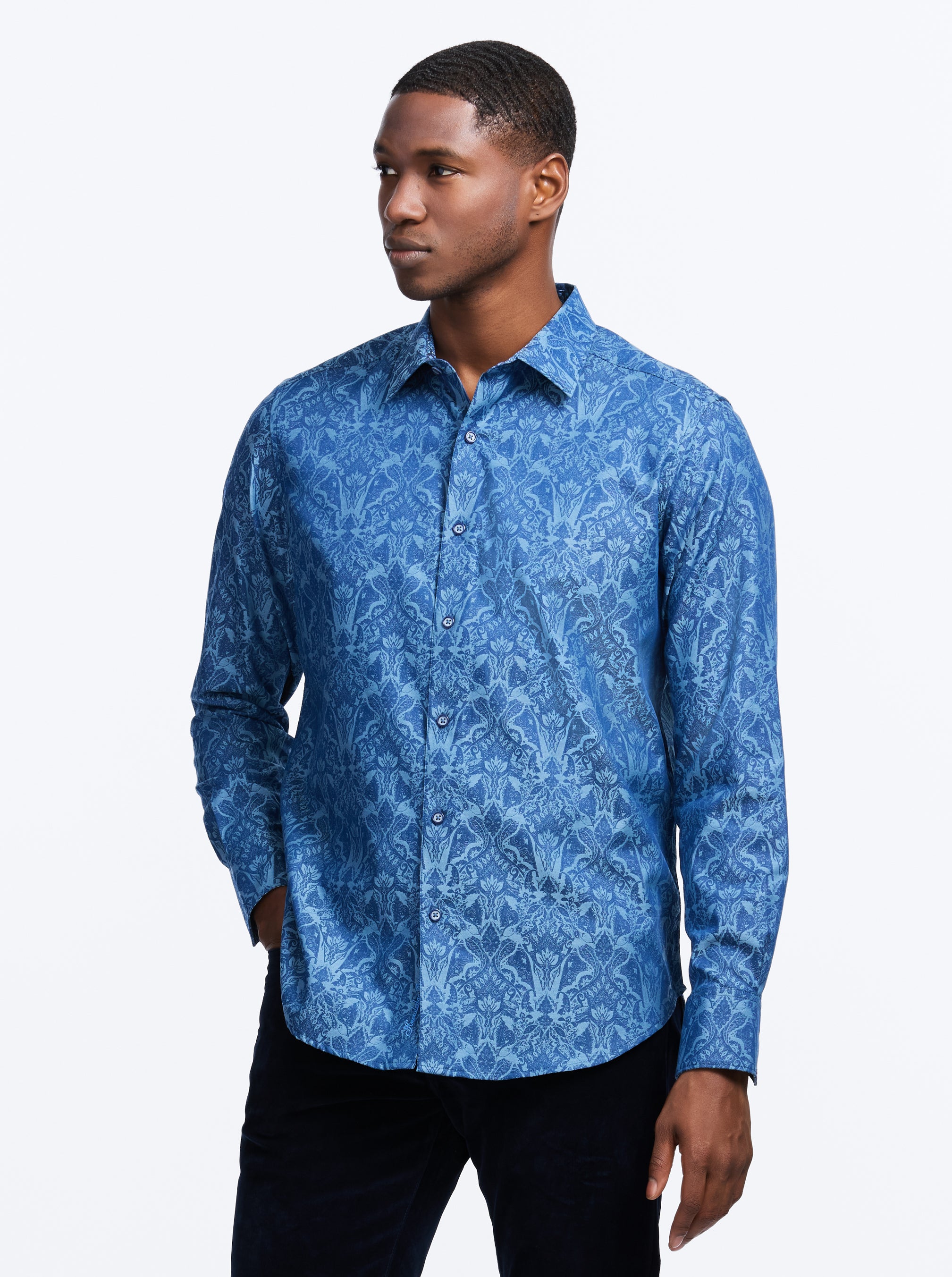 HIGHLAND LONG SLEEVE BUTTON DOWN SHIRT