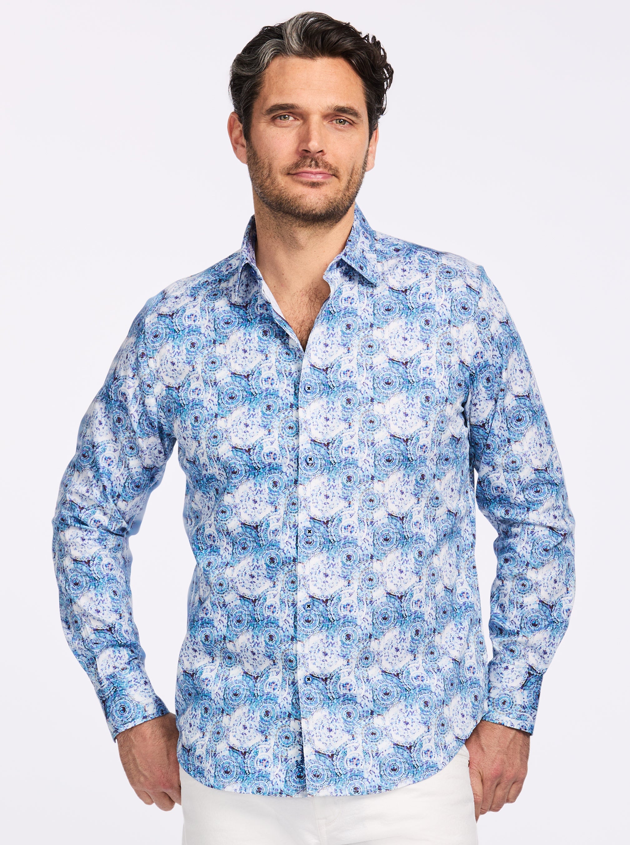 RIPON LONG SLEEVE BUTTON DOWN SHIRT