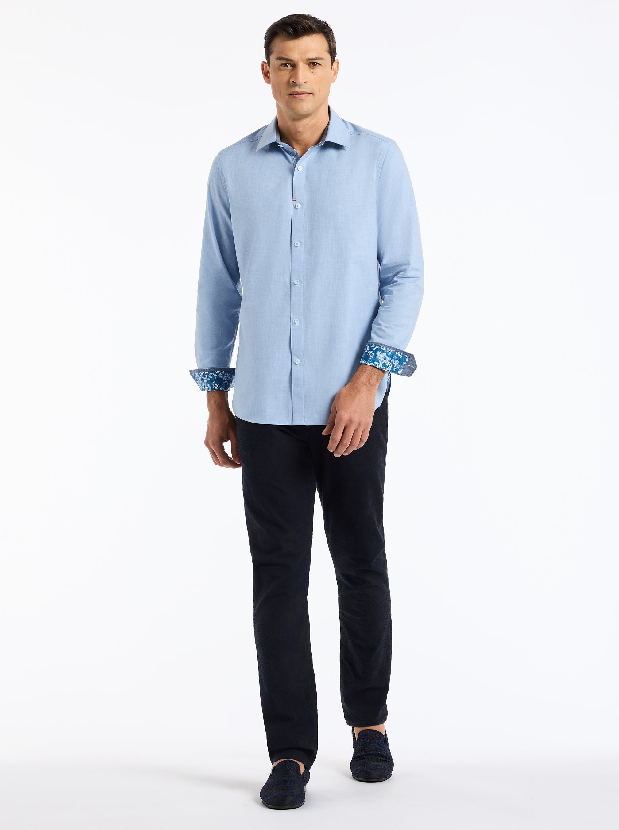MAXSON LONG SLEEVE BUTTON DOWN SHIRT