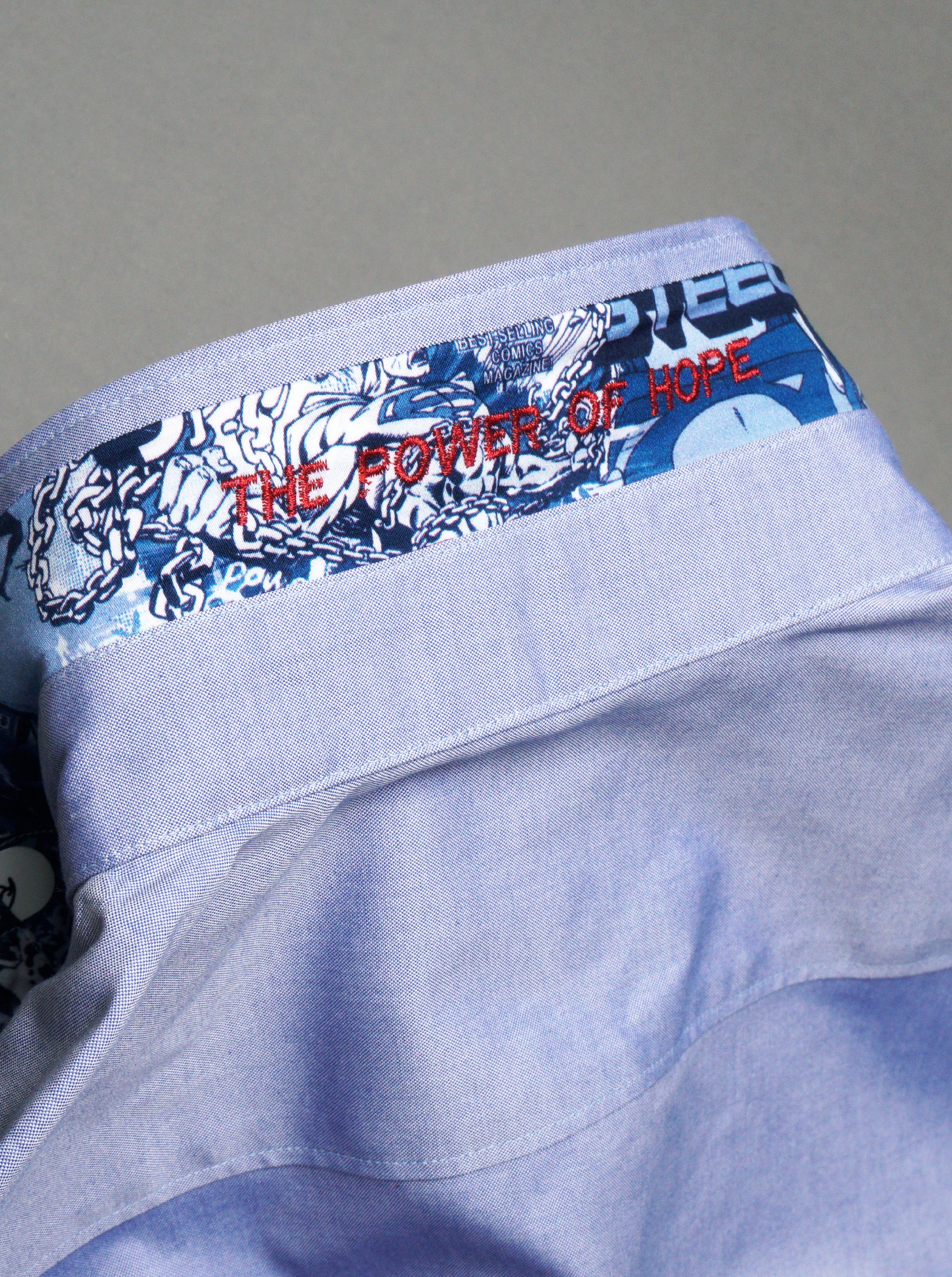 SUPERMAN™ x ROBERT GRAHAM POWER OF HOPE LONG SLEEVE BUTTON DOWN SHIRT