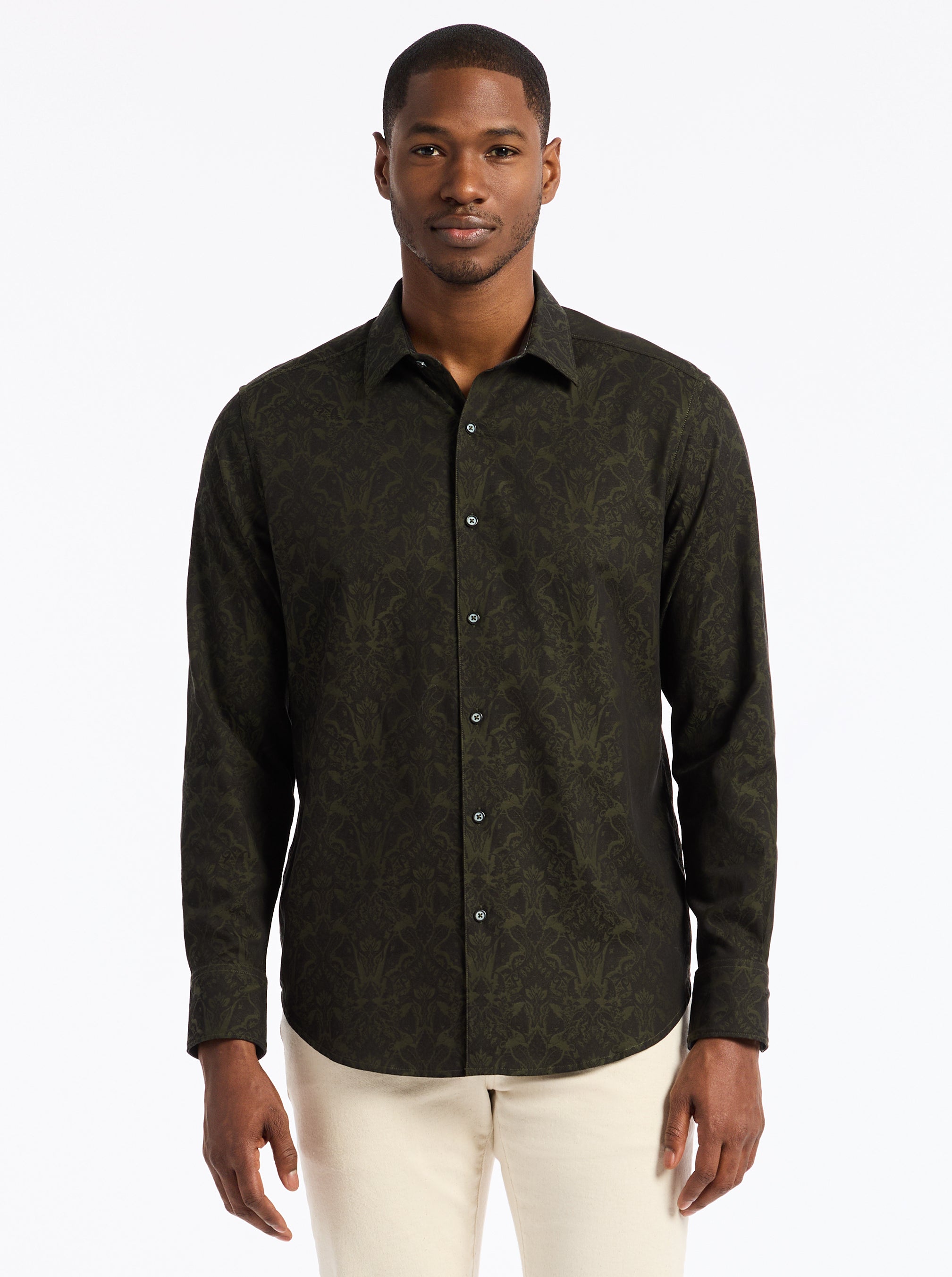 HIGHLAND LONG SLEEVE BUTTON DOWN SHIRT