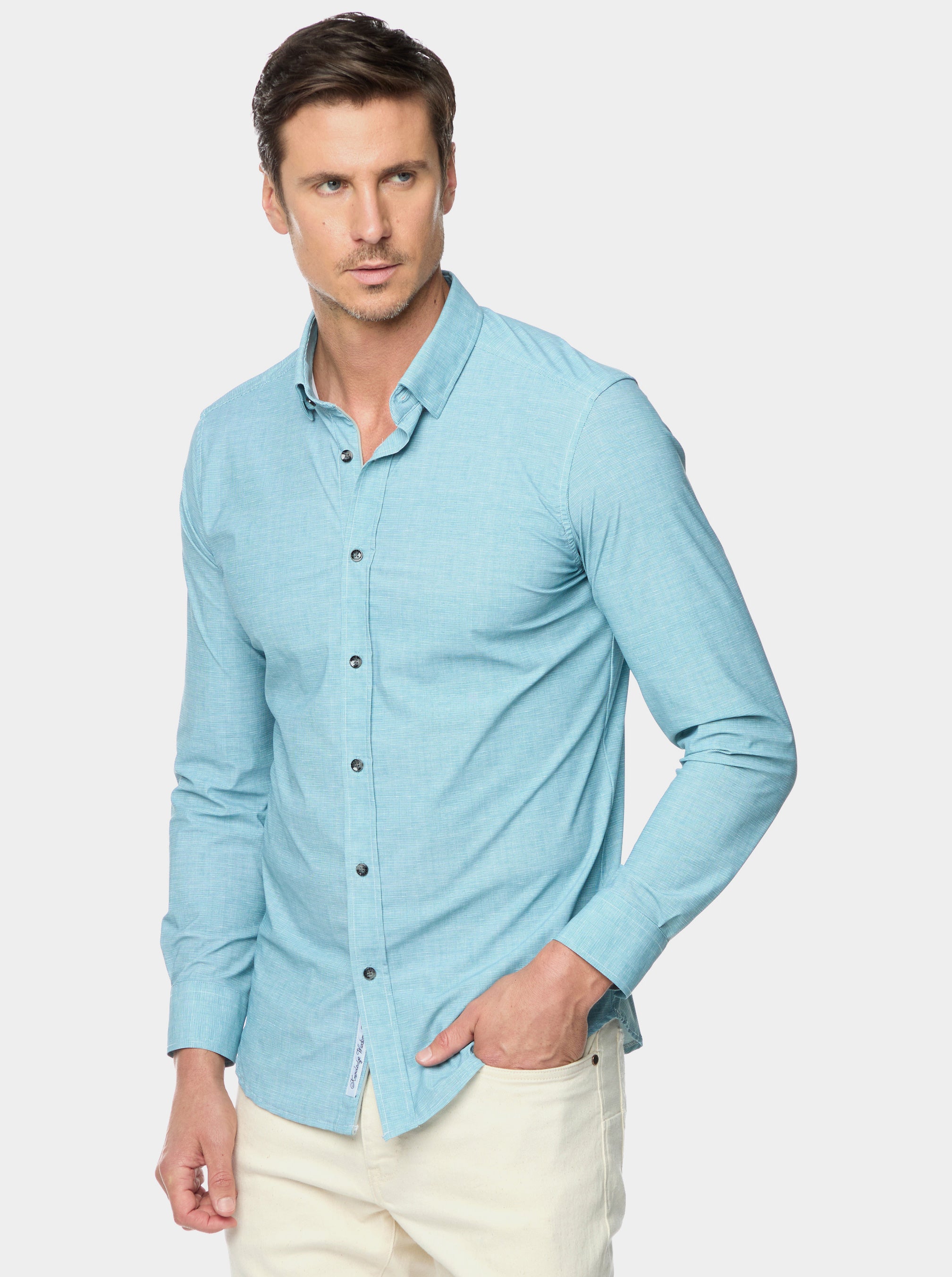 RENLEY LONG SLEEVE BUTTON DOWN SHIRT