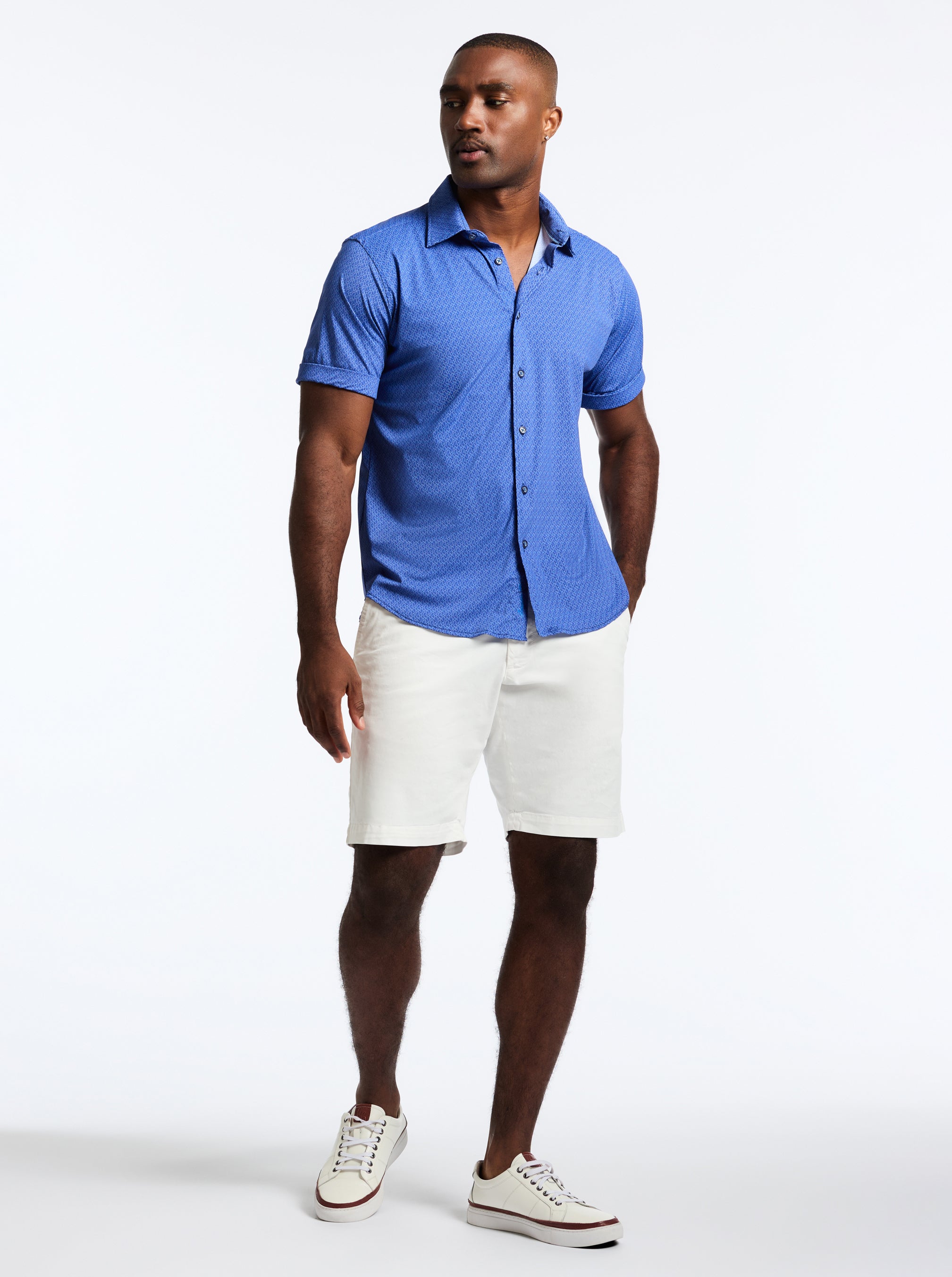 PIDMONT SHORT SLEEVE BUTTON DOWN SHIRT