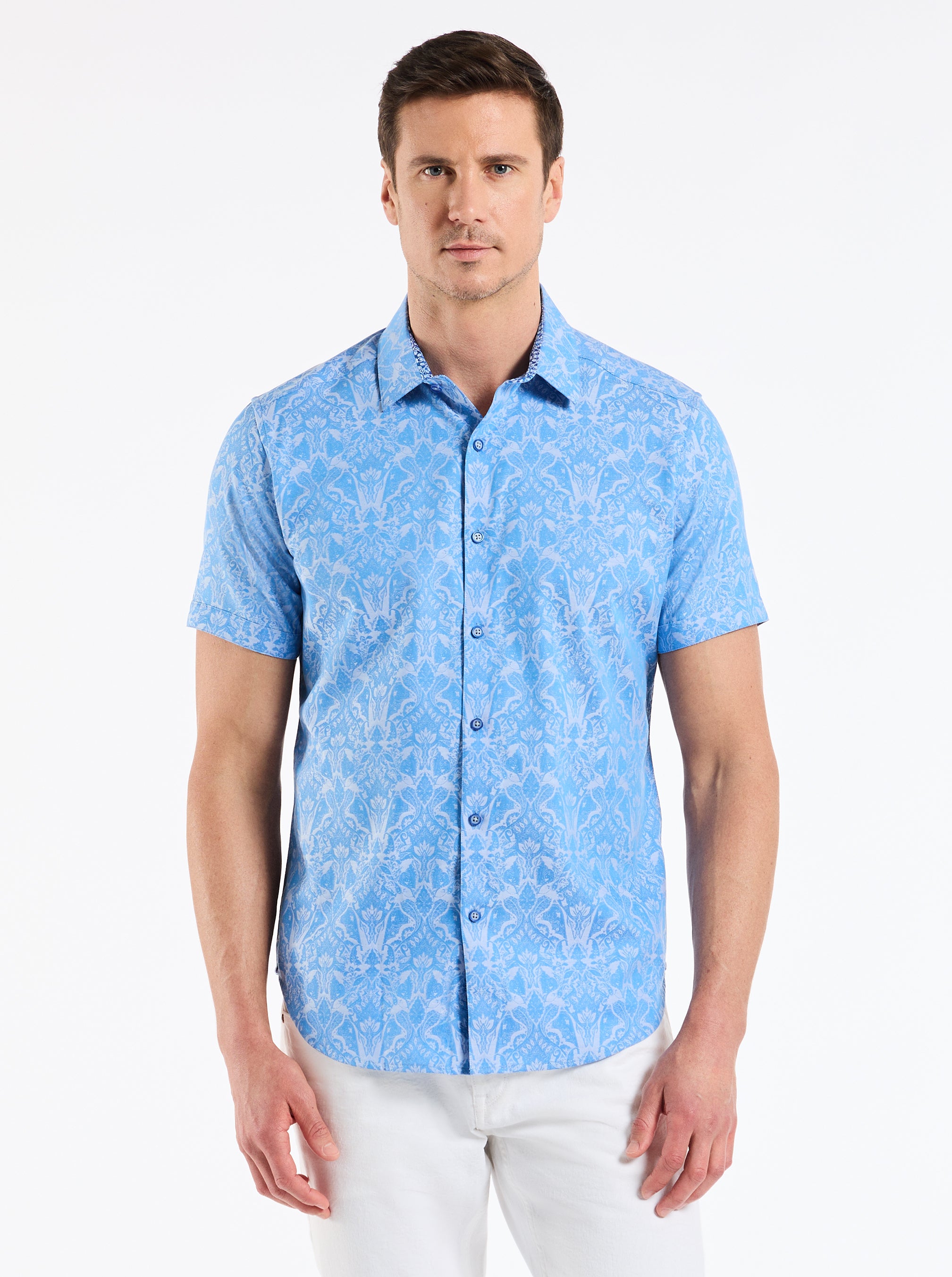 HIGHLAND SHORT SLEEVE BUTTON DOWN SHIRT