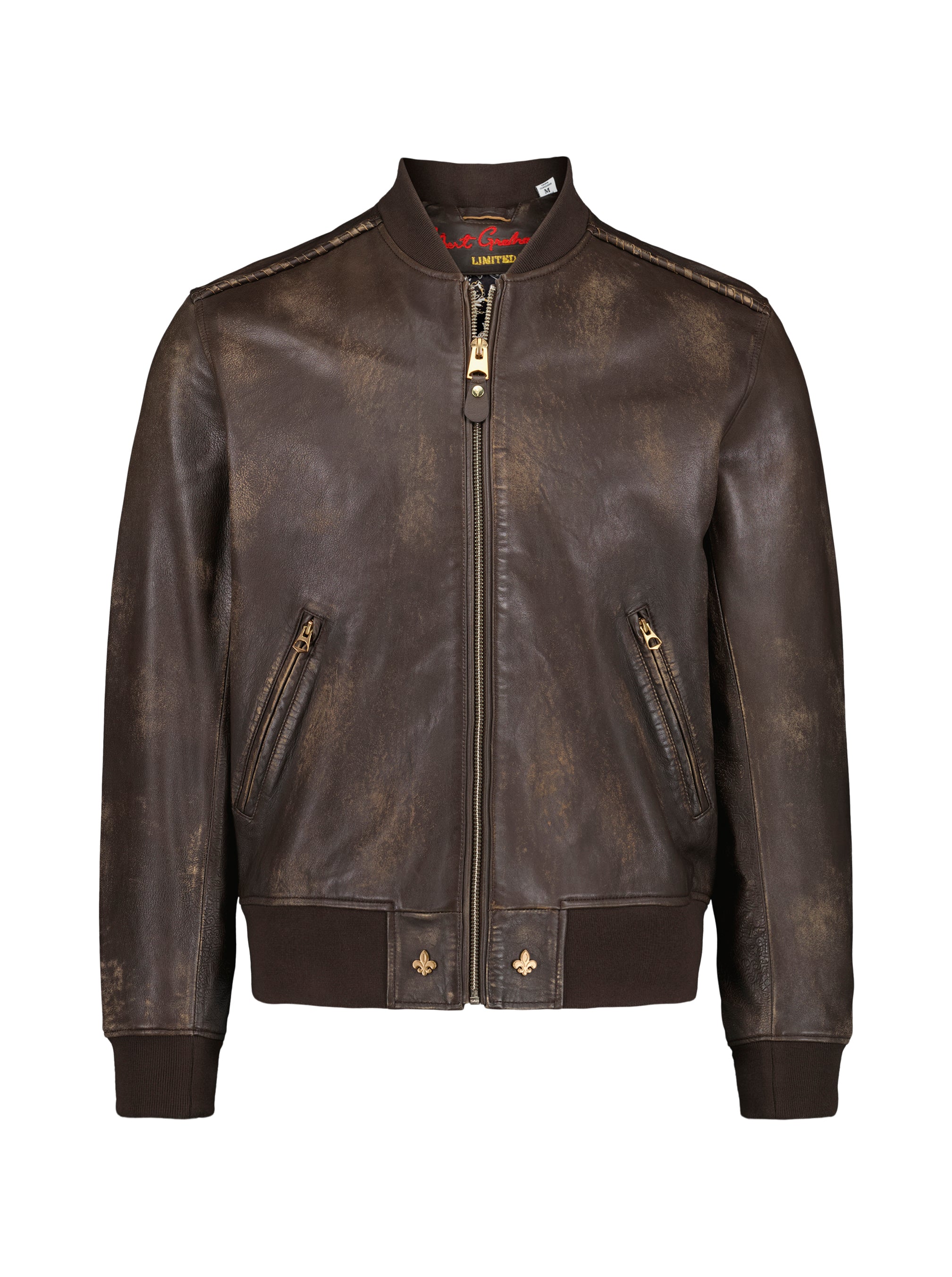 LIMITED EDITION GILDED OUTLAW LEATHER JACKET