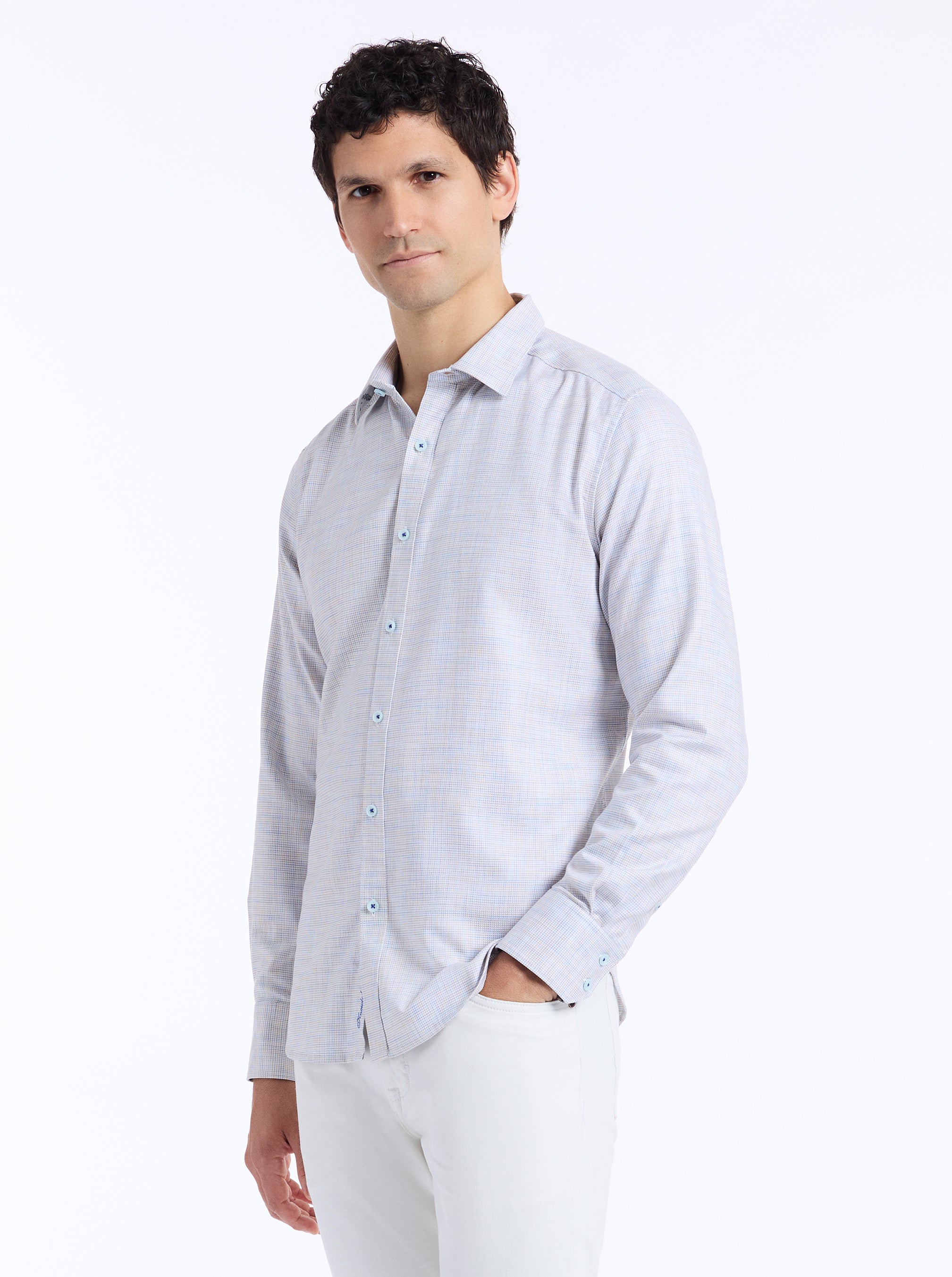 EDISON LONG SLEEVE BUTTON DOWN SHIRT