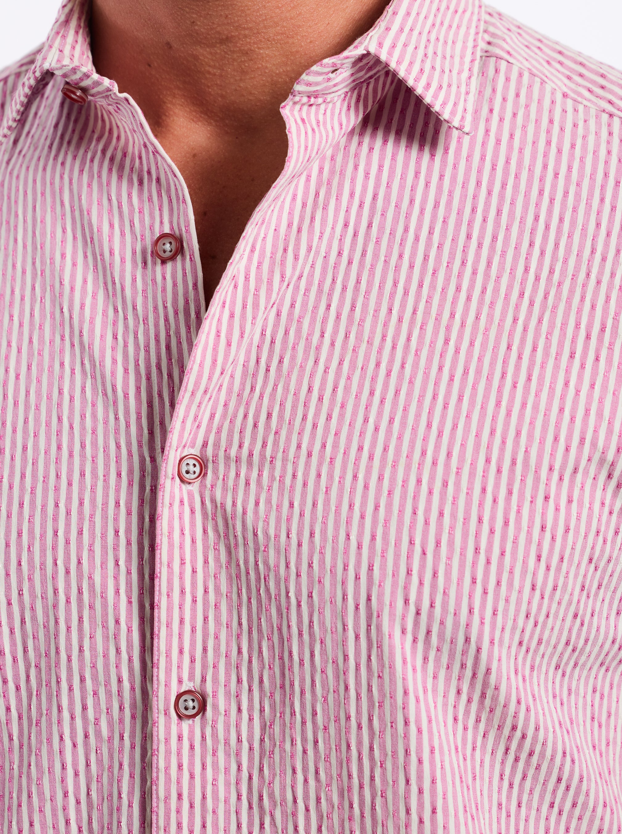 FORNILLO SHORT SLEEVE BUTTON DOWN SHIRT