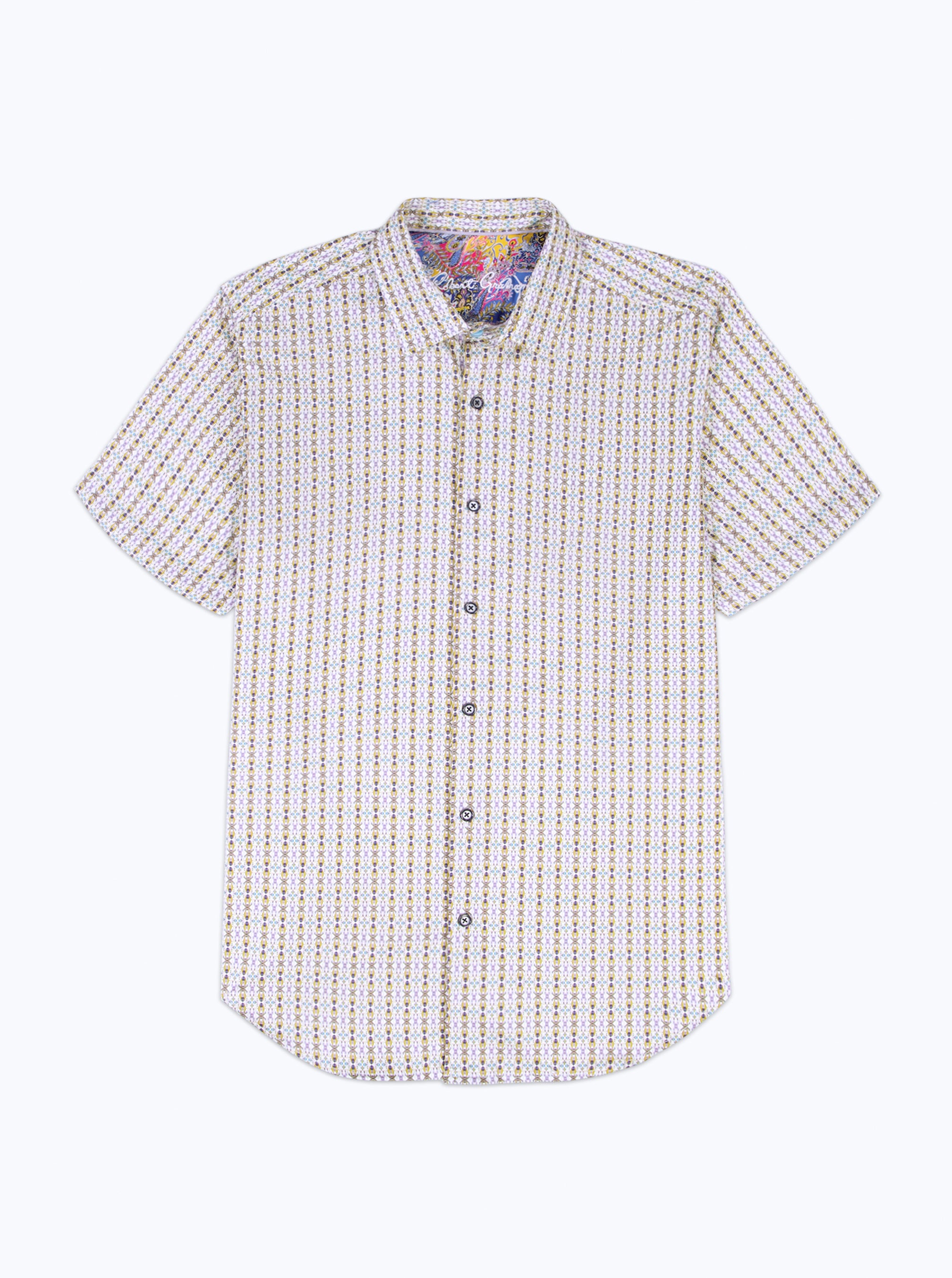 ABBOTSWELL SHORT SLEEVE BUTTON DOWN SHIRT