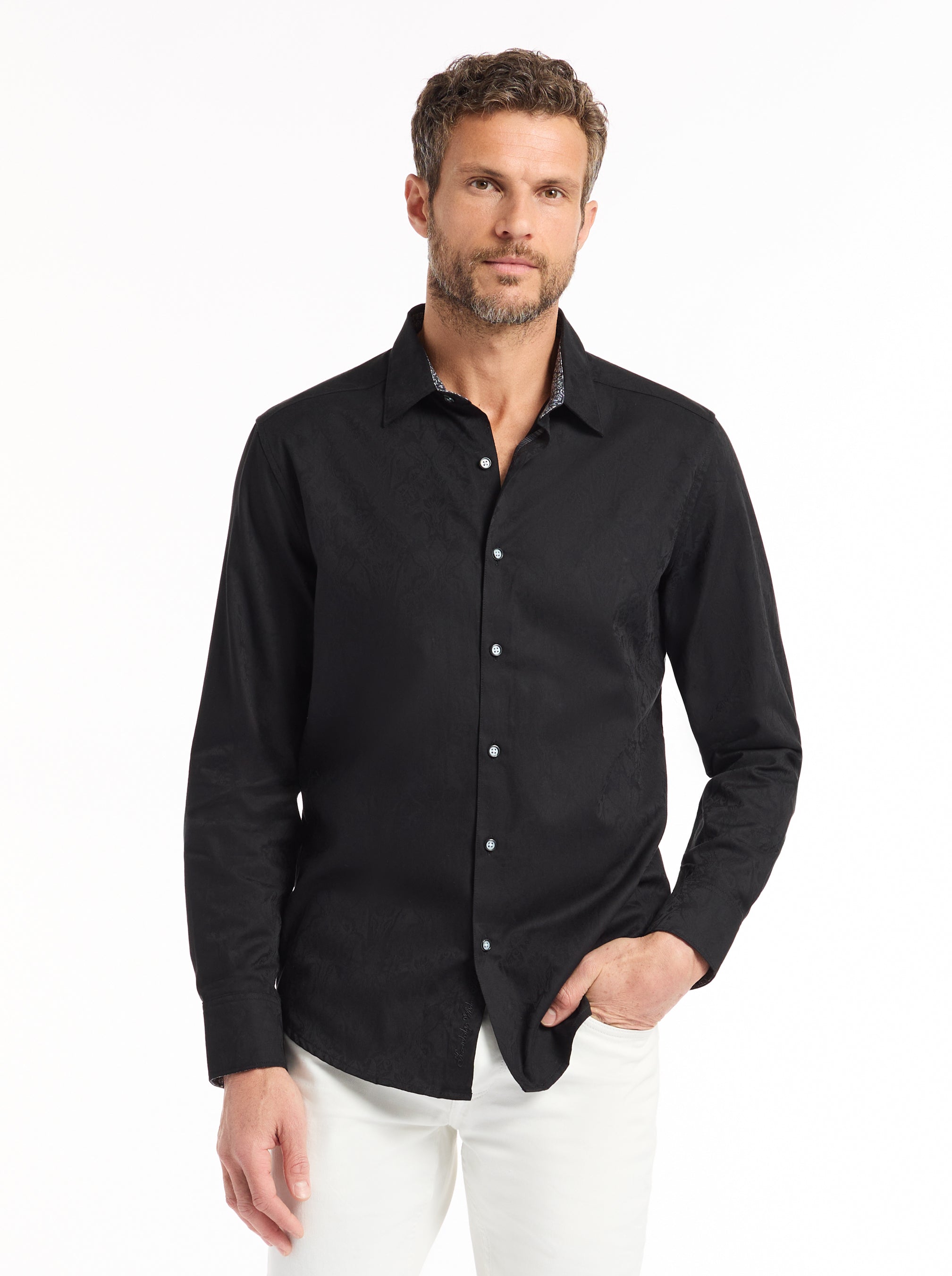 HIGHLAND LONG SLEEVE BUTTON DOWN SHIRT
