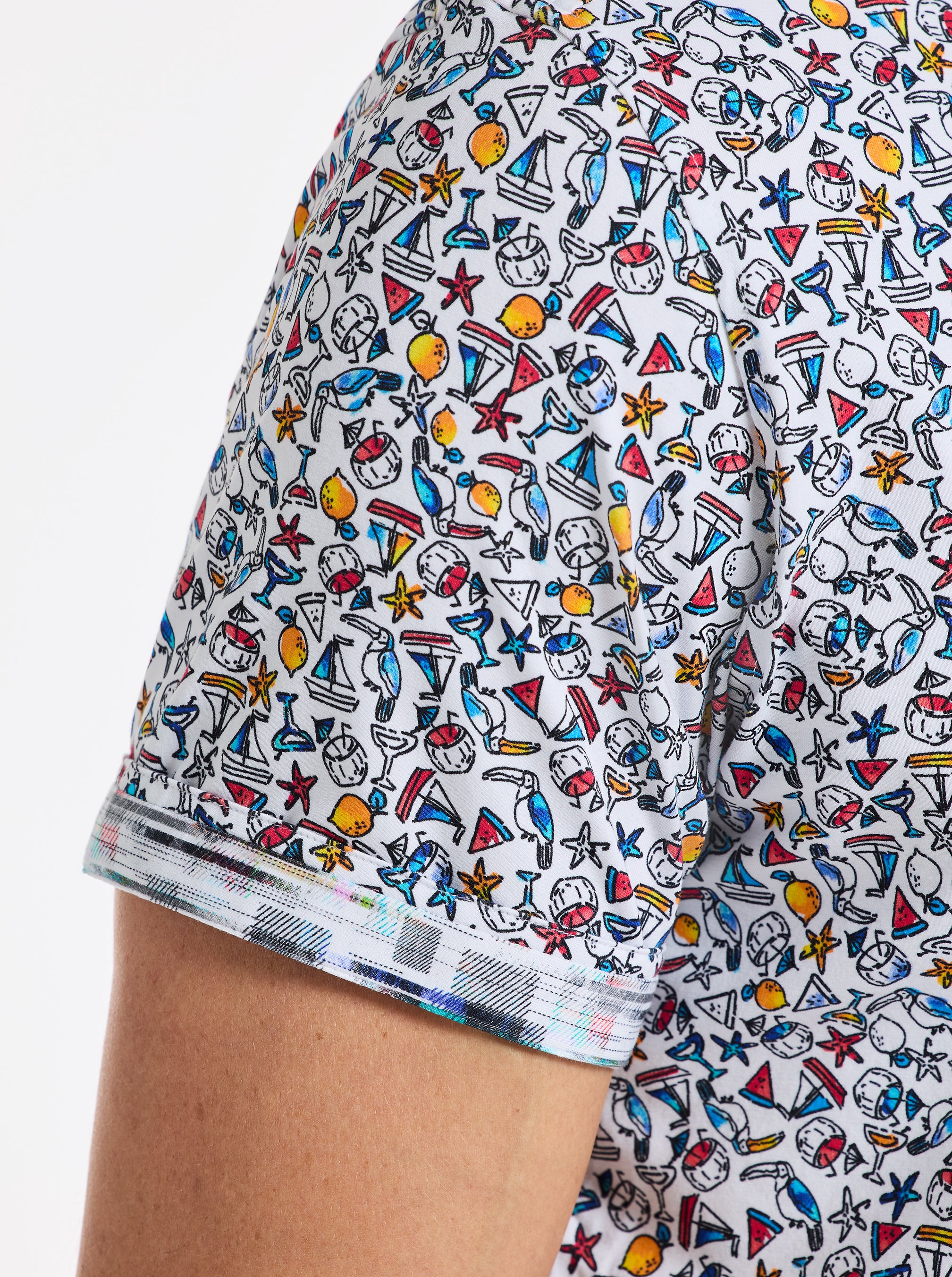 SUMMER SAILS SHORT SLEEVE BUTTON DOWN SHIRT