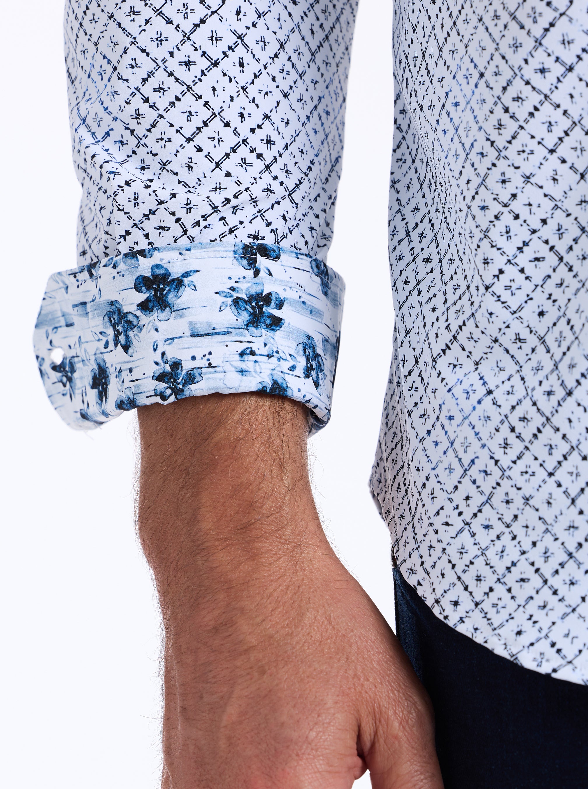 MONTAGU LONG SLEEVE BUTTON DOWN SHIRT