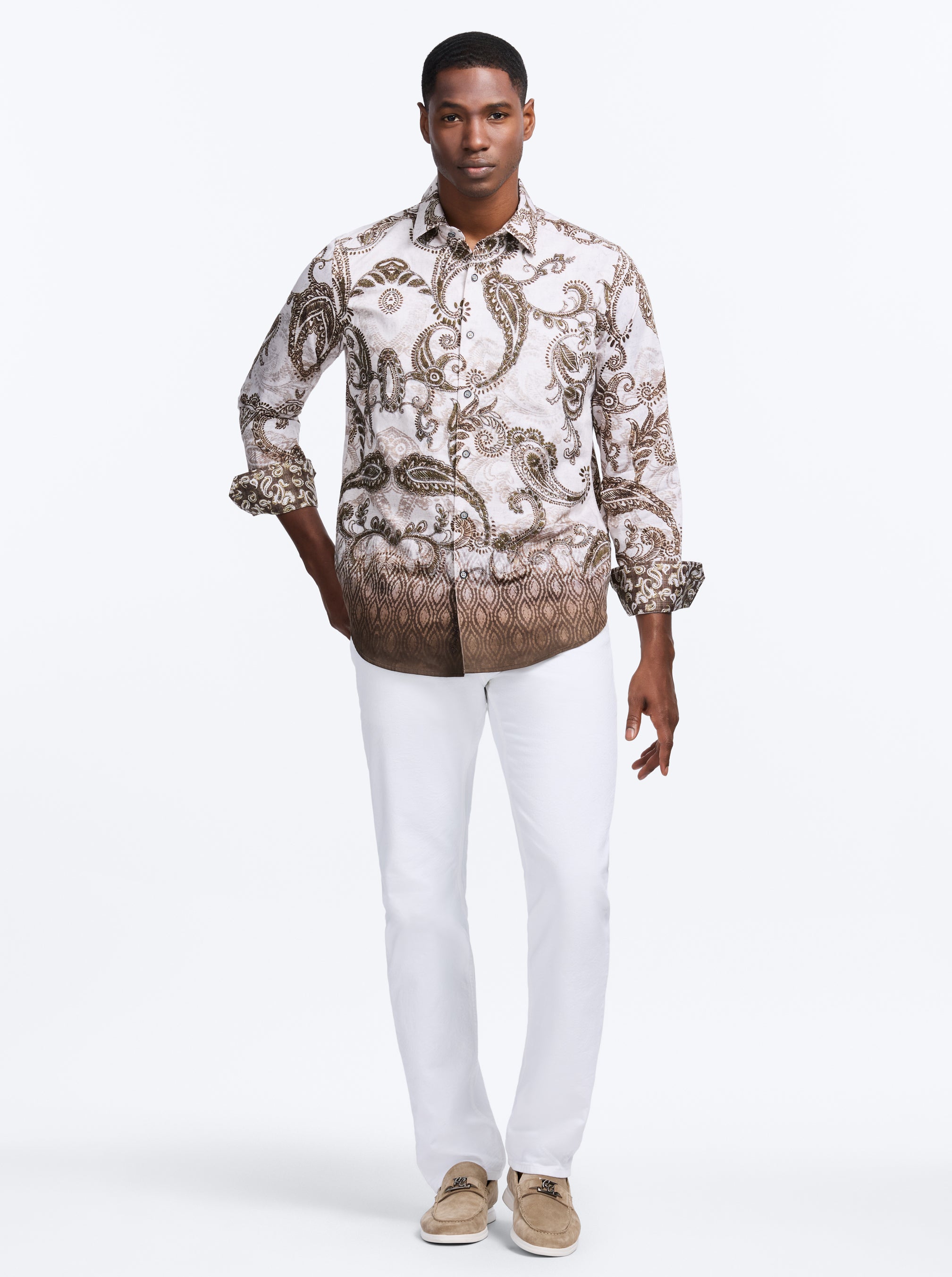 WALLINGTON LONG SLEEVE BUTTON DOWN SHIRT